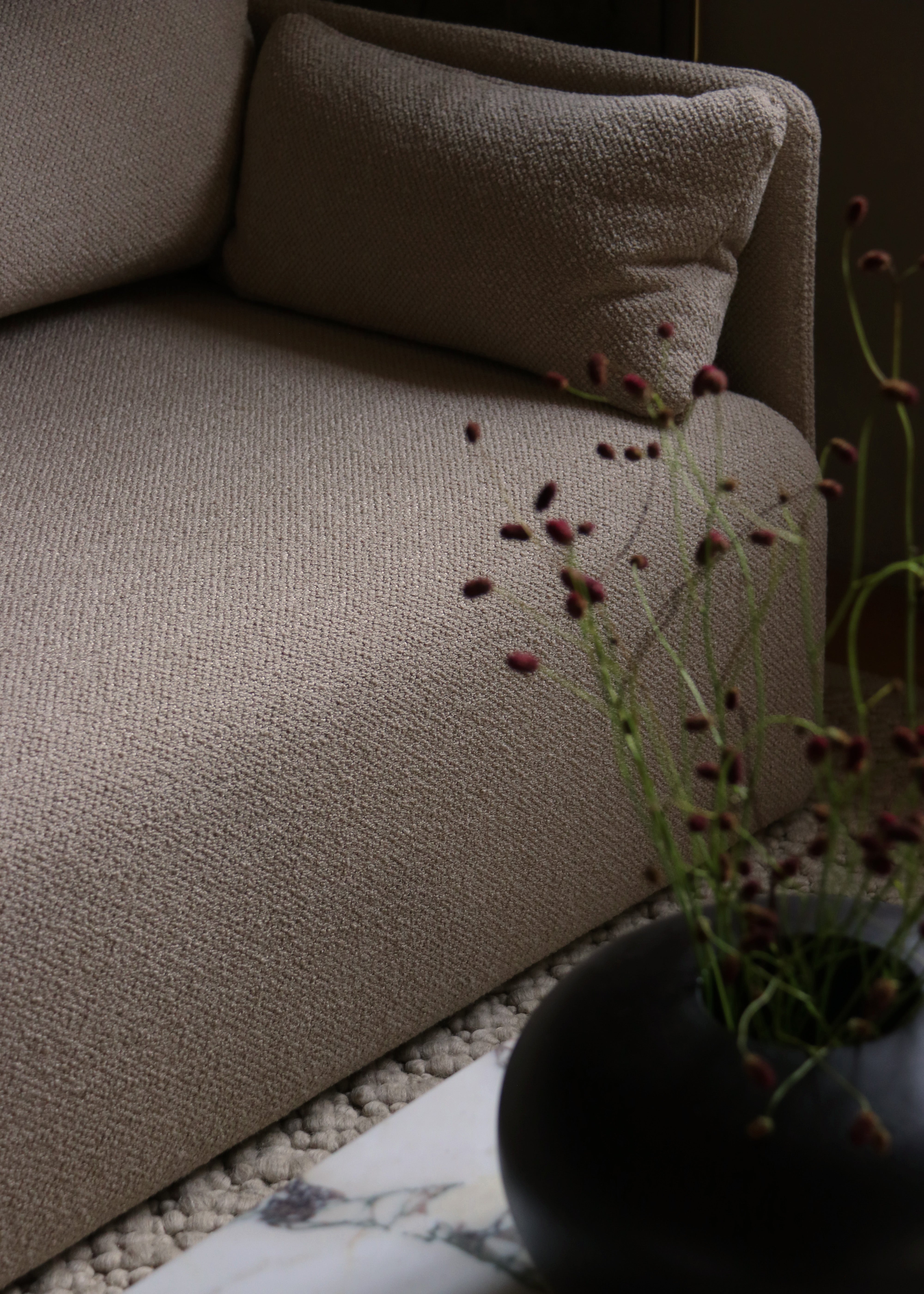 Sofa 3-sitzig OFFSET senfgelb