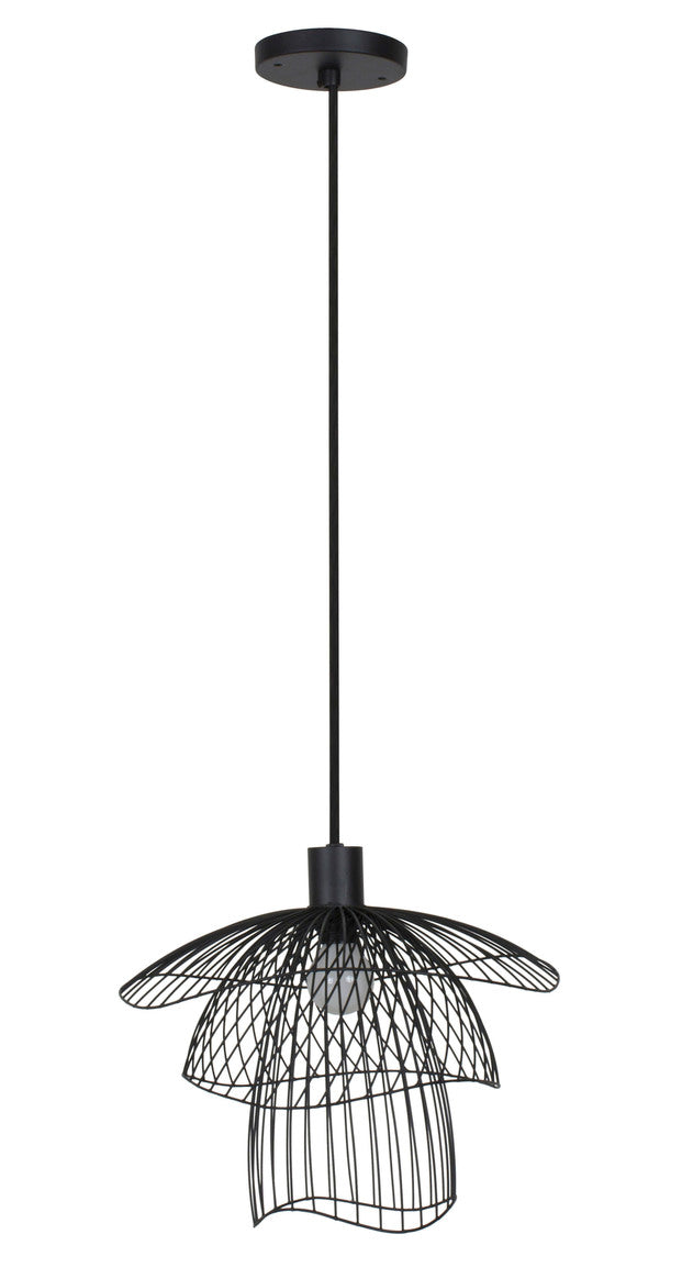 Black papillon hanging lamp