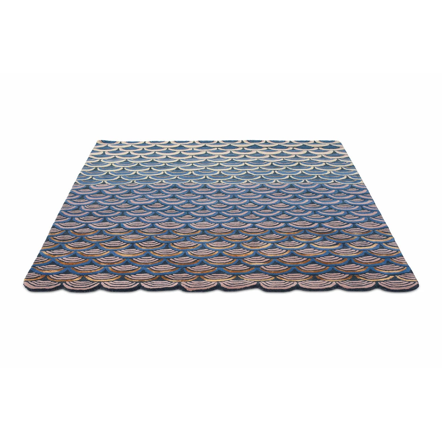 Masquerade blue rug