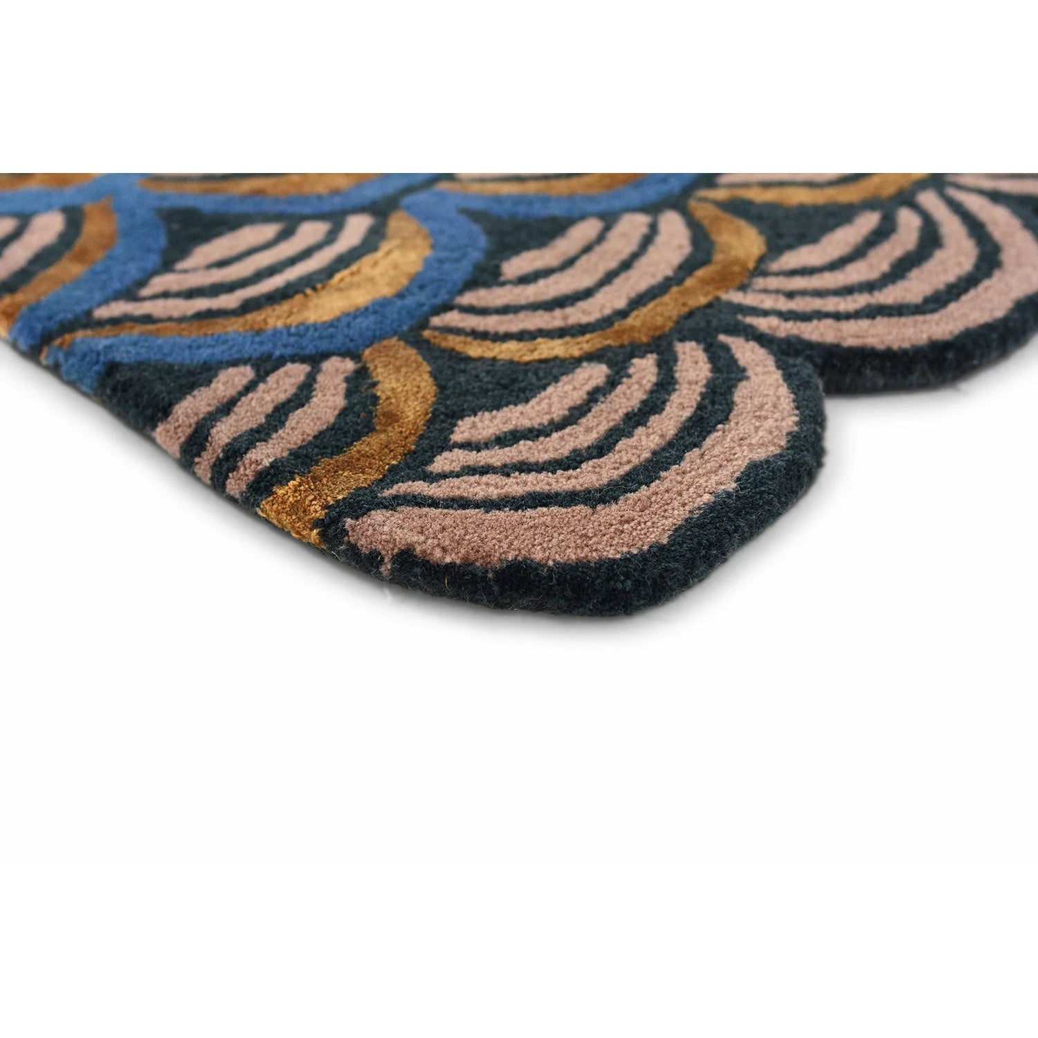 Masquerade blue rug