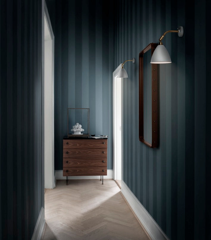 ADNET Mirror black leather