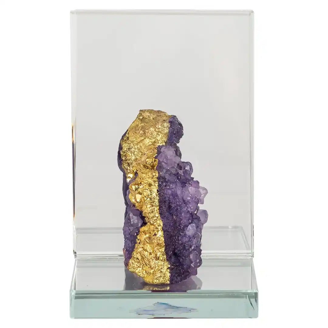 Buchstütze AGATE Kristall mit Achat
