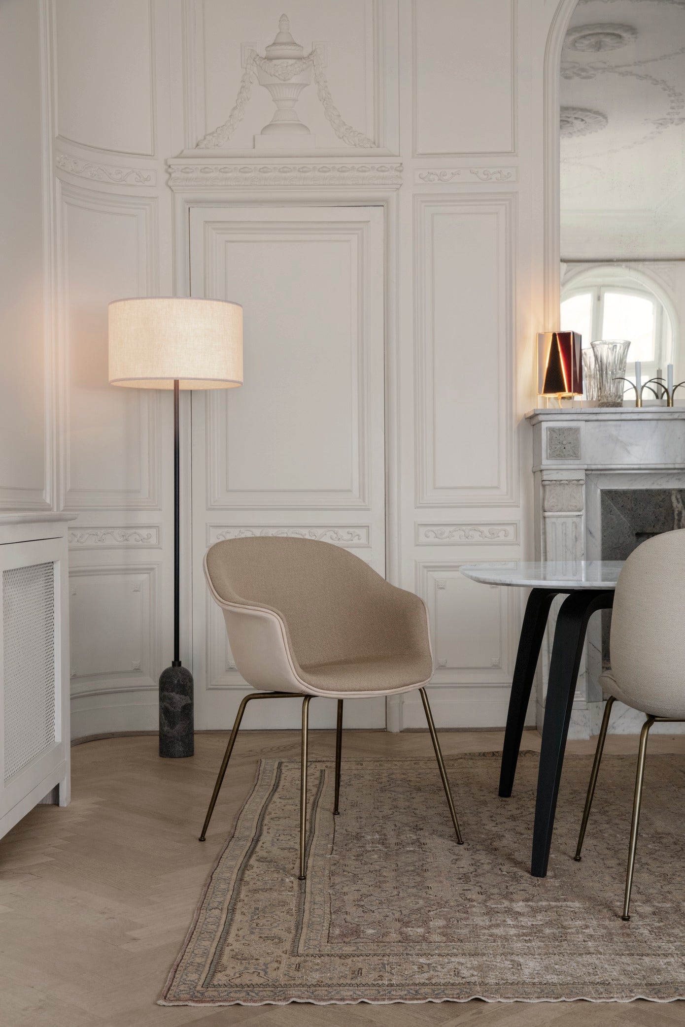 GUBI Oval Table Black Ash Wood