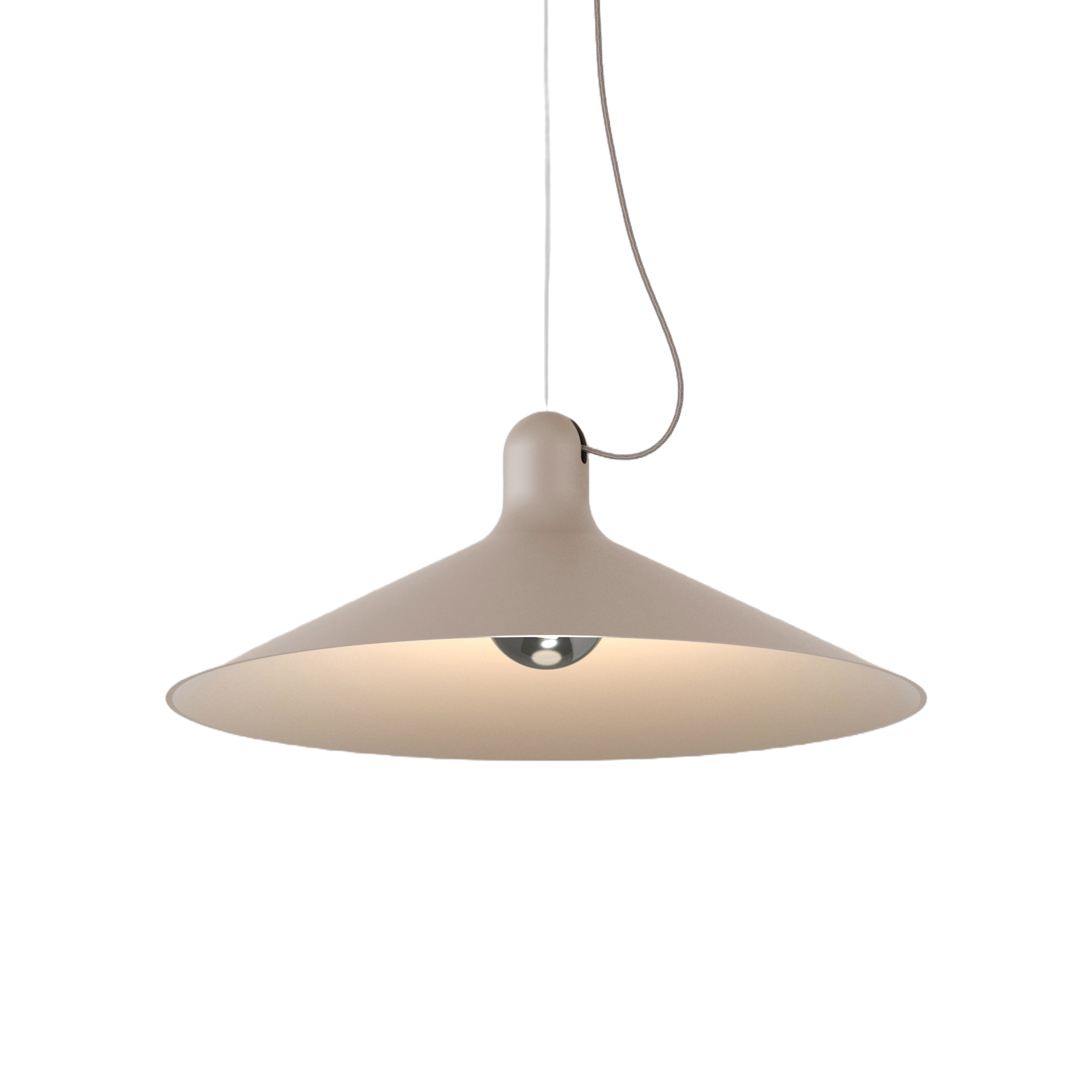 Pendelleuchte CONA beige taupe