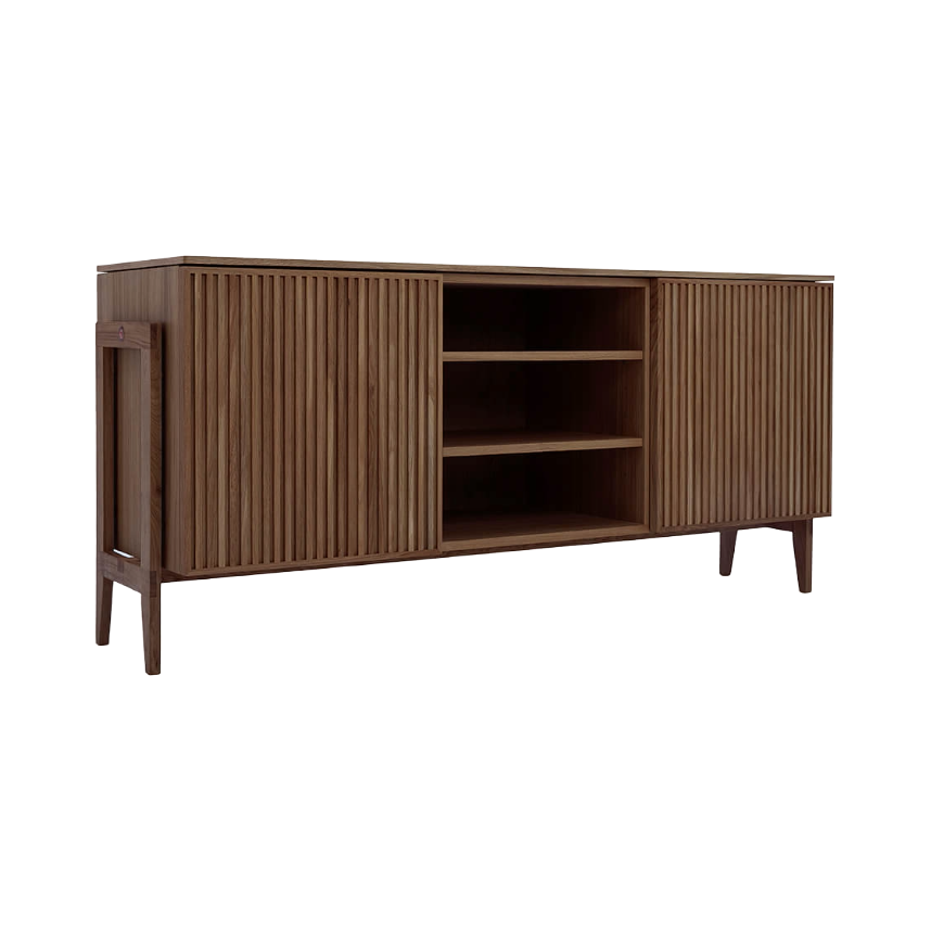 PHAB TV Cabinet walnut oak