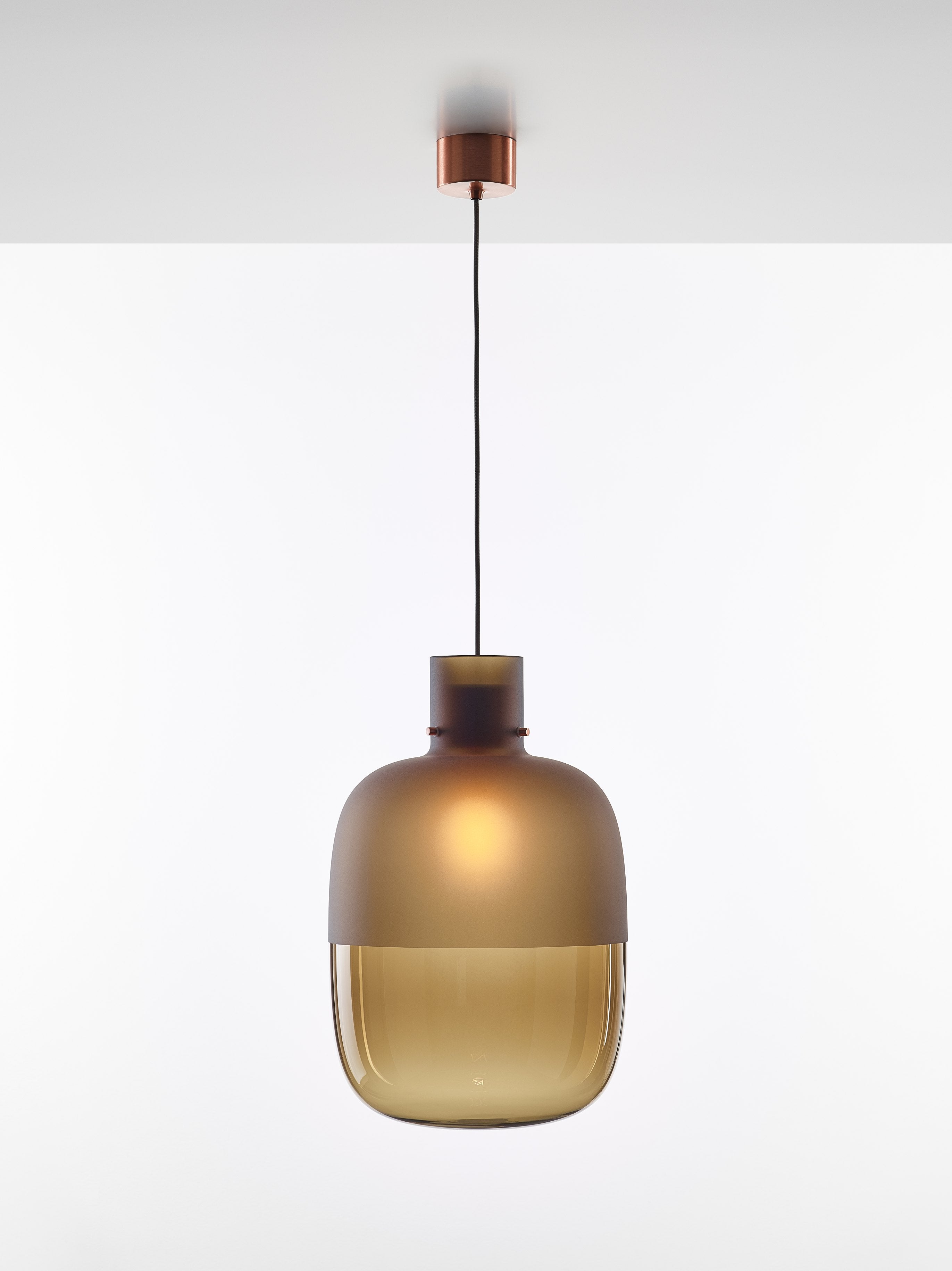 Hängende Lampe Awa großes aufblasbares Glas