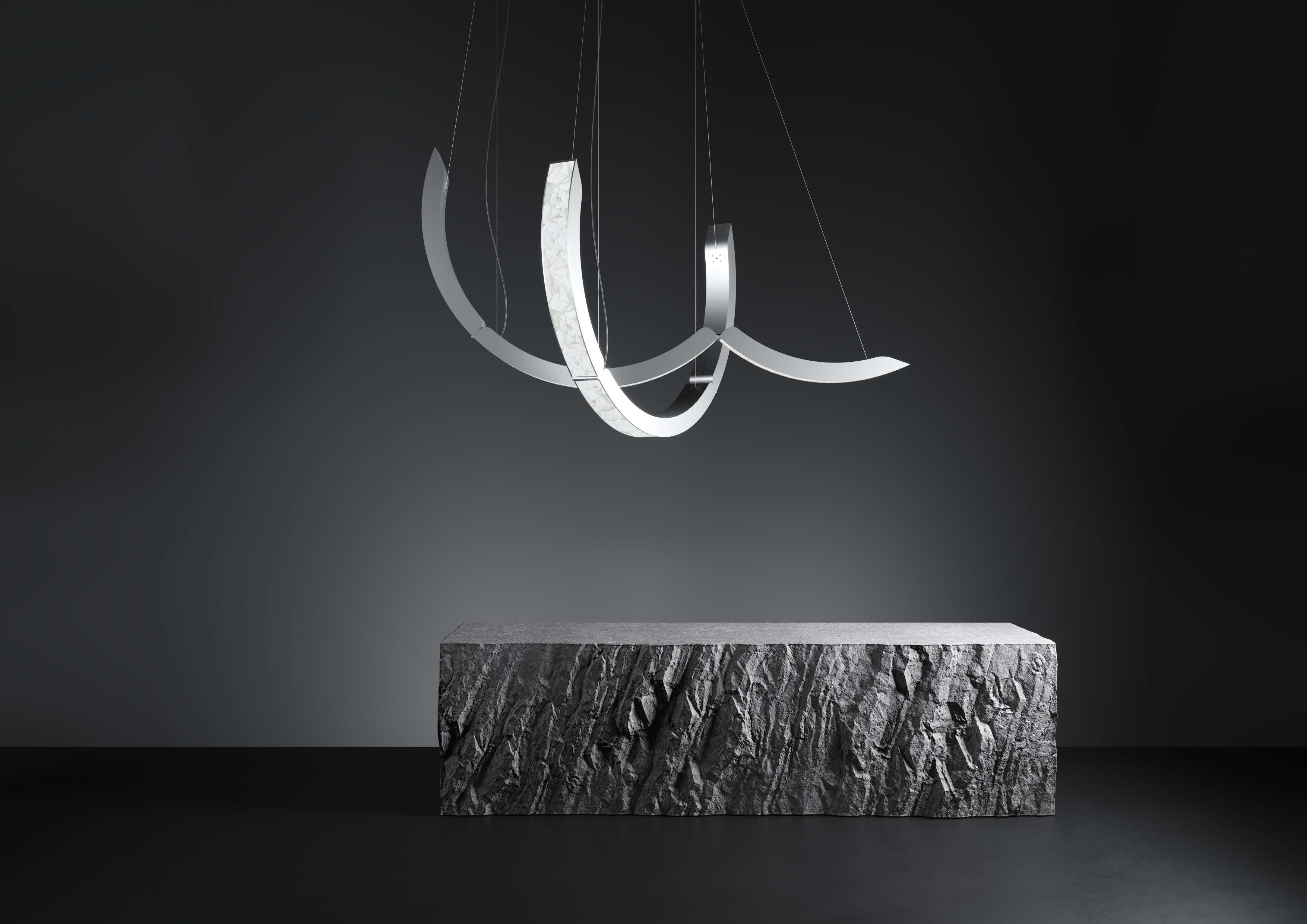 Elo Hanging Lamp Brokisglass