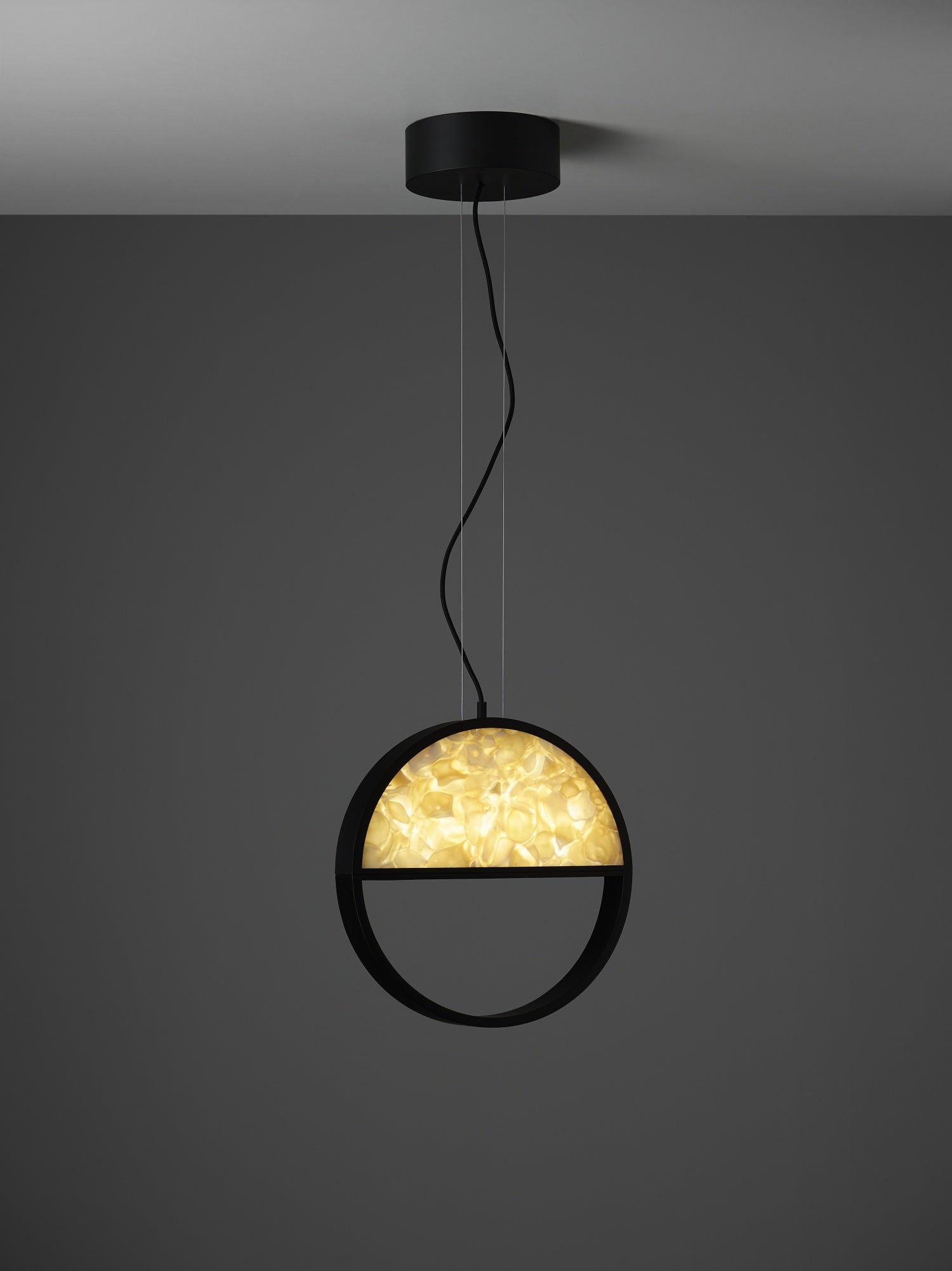 Hängende Lampe geometrische glänzende Glasbrokisglass