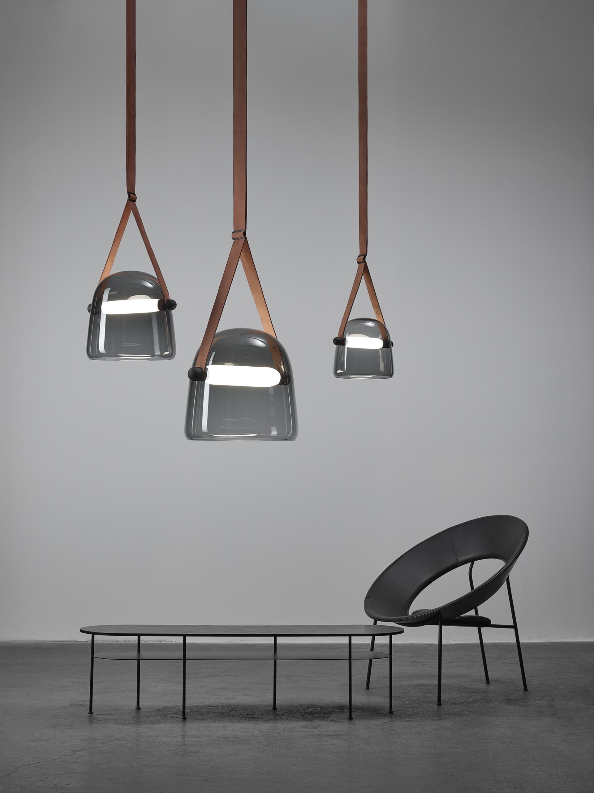 Hanging lamp Mona white headliner