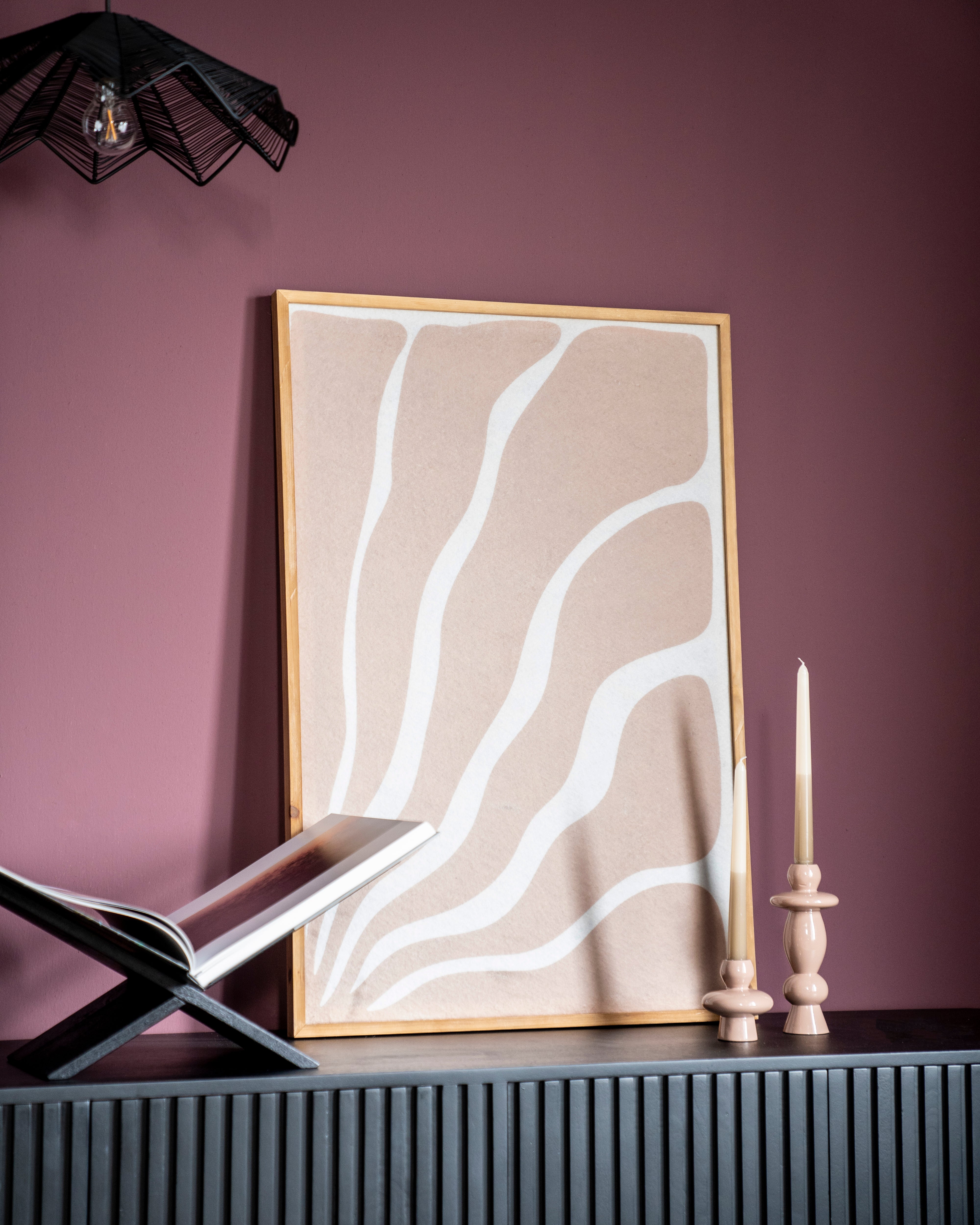 Buchständer TEE schwarzes Mangoholz