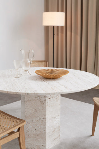GRAVITY floor lamp gray marble