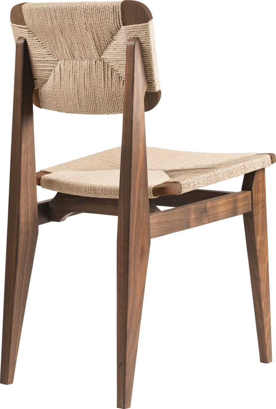 C-CHAIR Stuhl aus Walnussholz