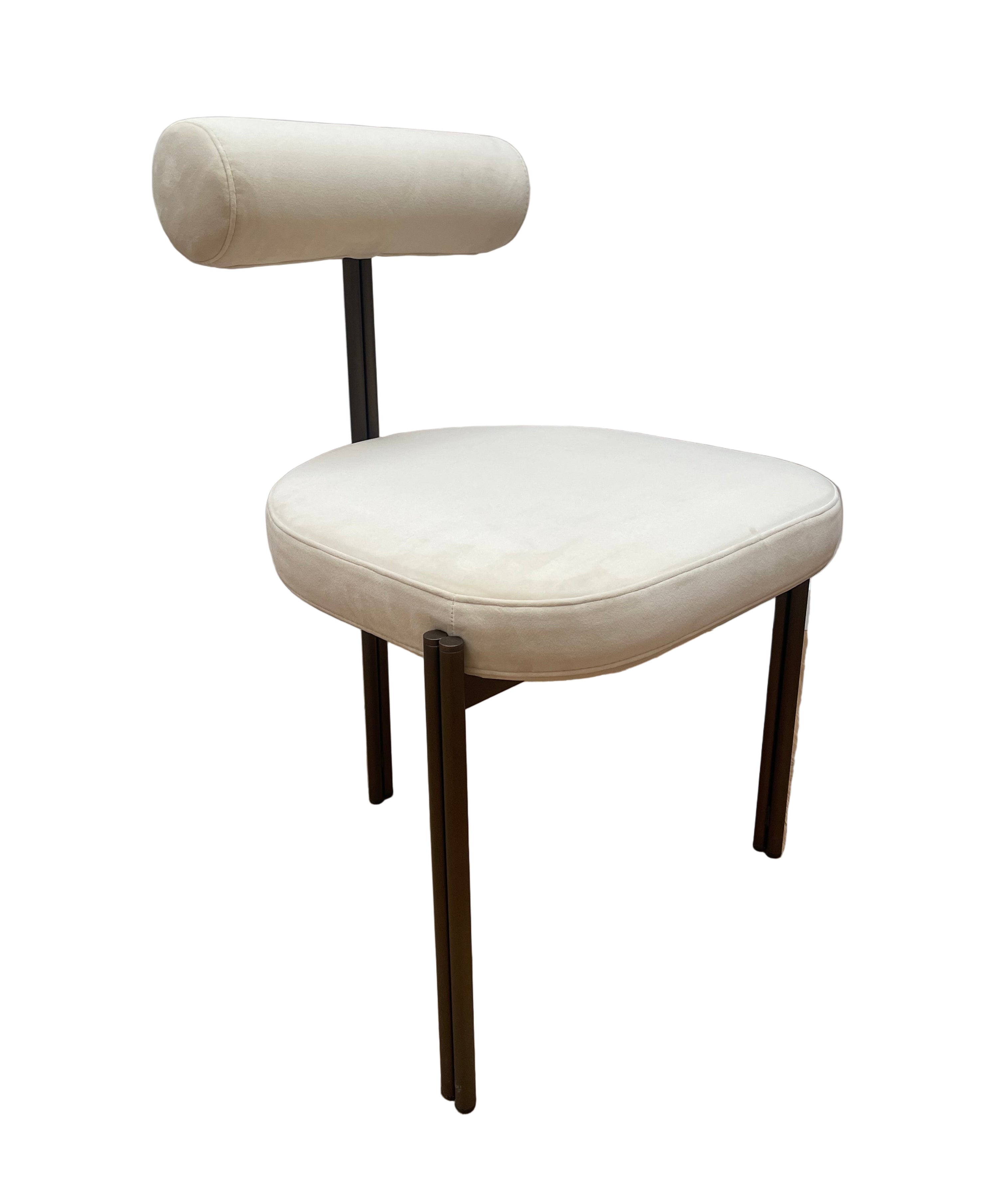 Velvet Chair CAILLOU Beige - Display Model