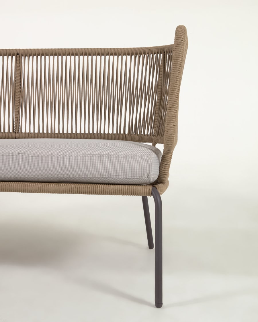NADIN beiges Gartensofa