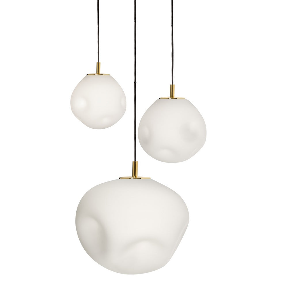 Three-point pendant lamp CLOE chrome