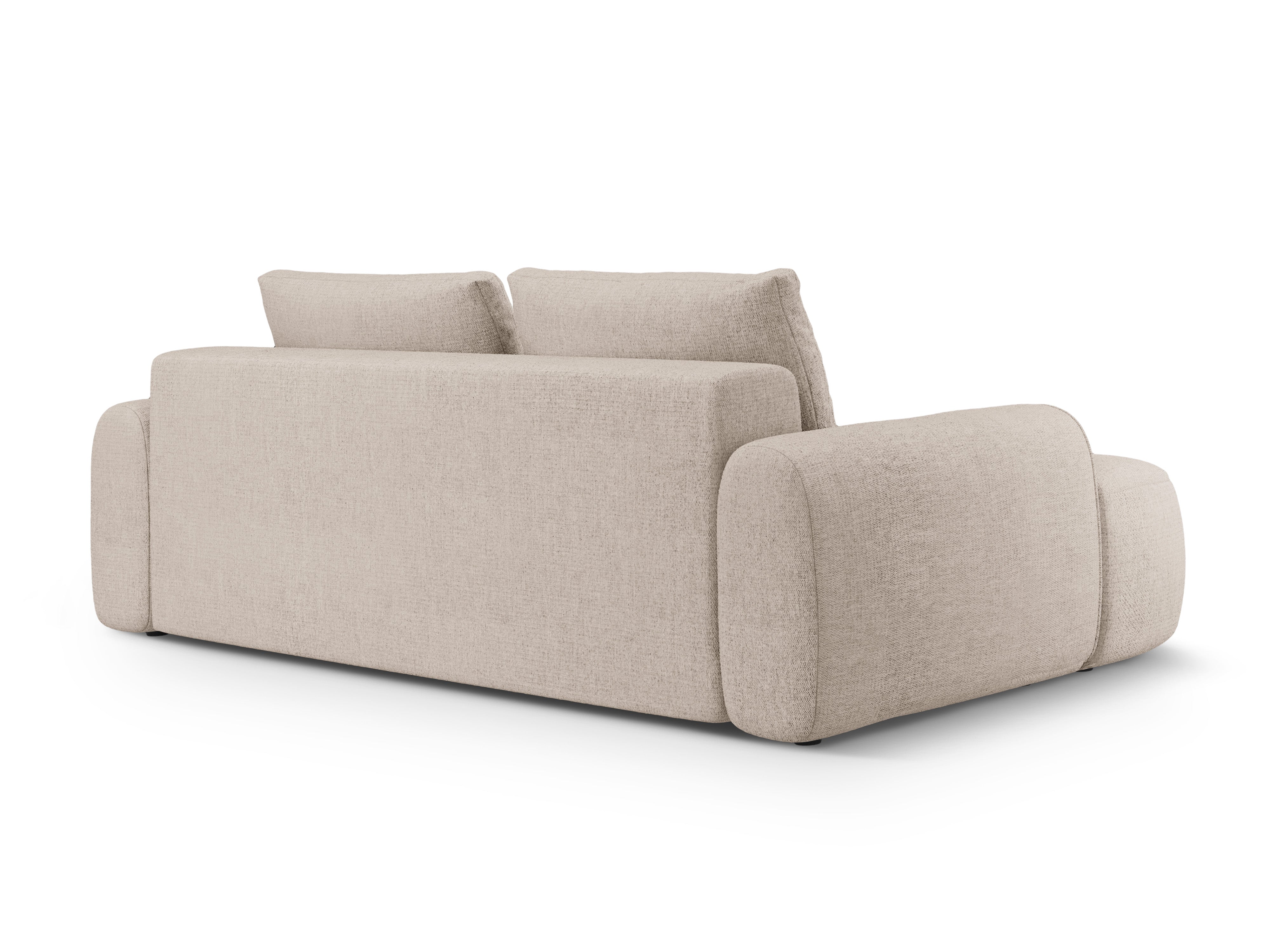 Sofa mit Schlaffunktion für 4 Personen LINZ sandfarben