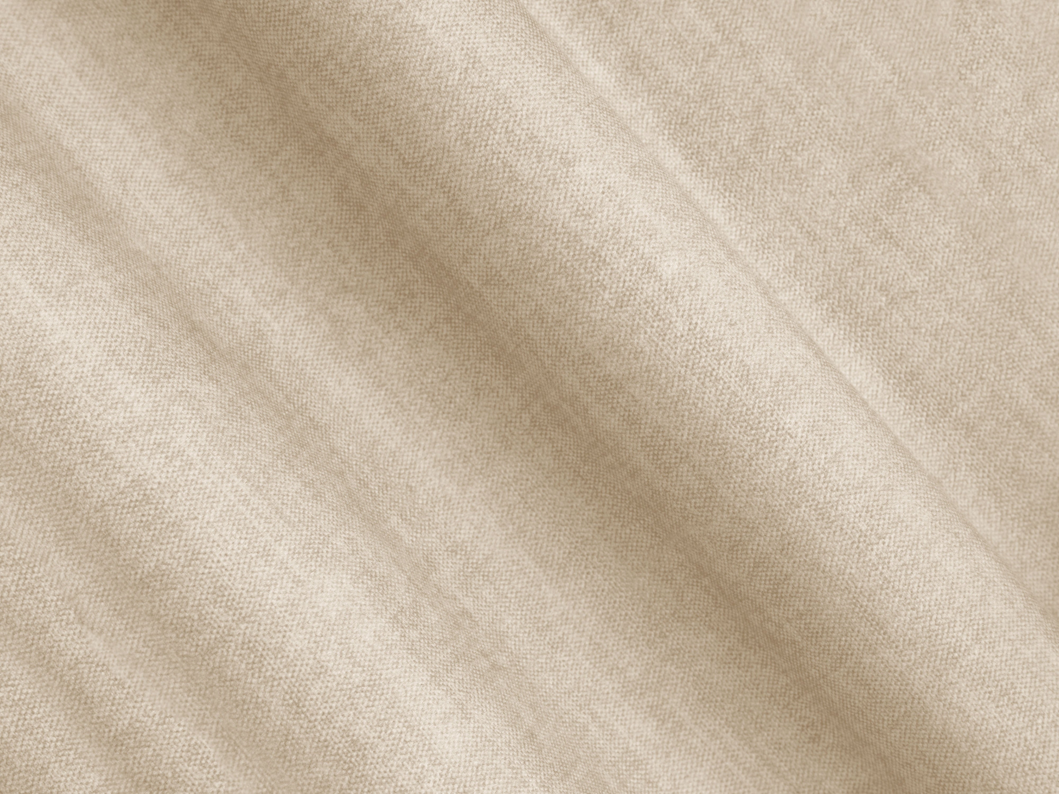 Velvet 2-Seater Sofa CAMPI Light Beige