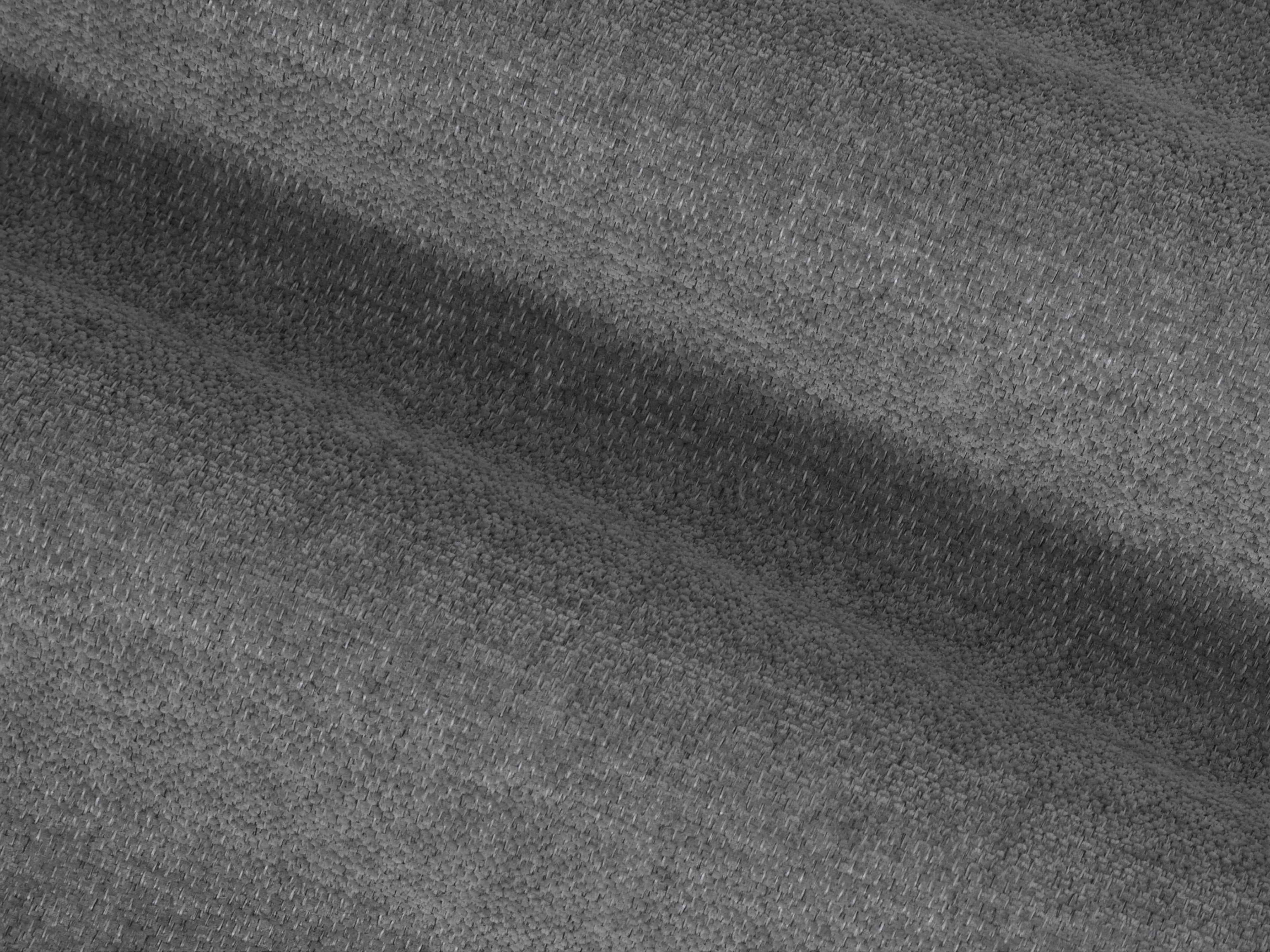 Symmetrische Eckcouch STRINO graues Chenille
