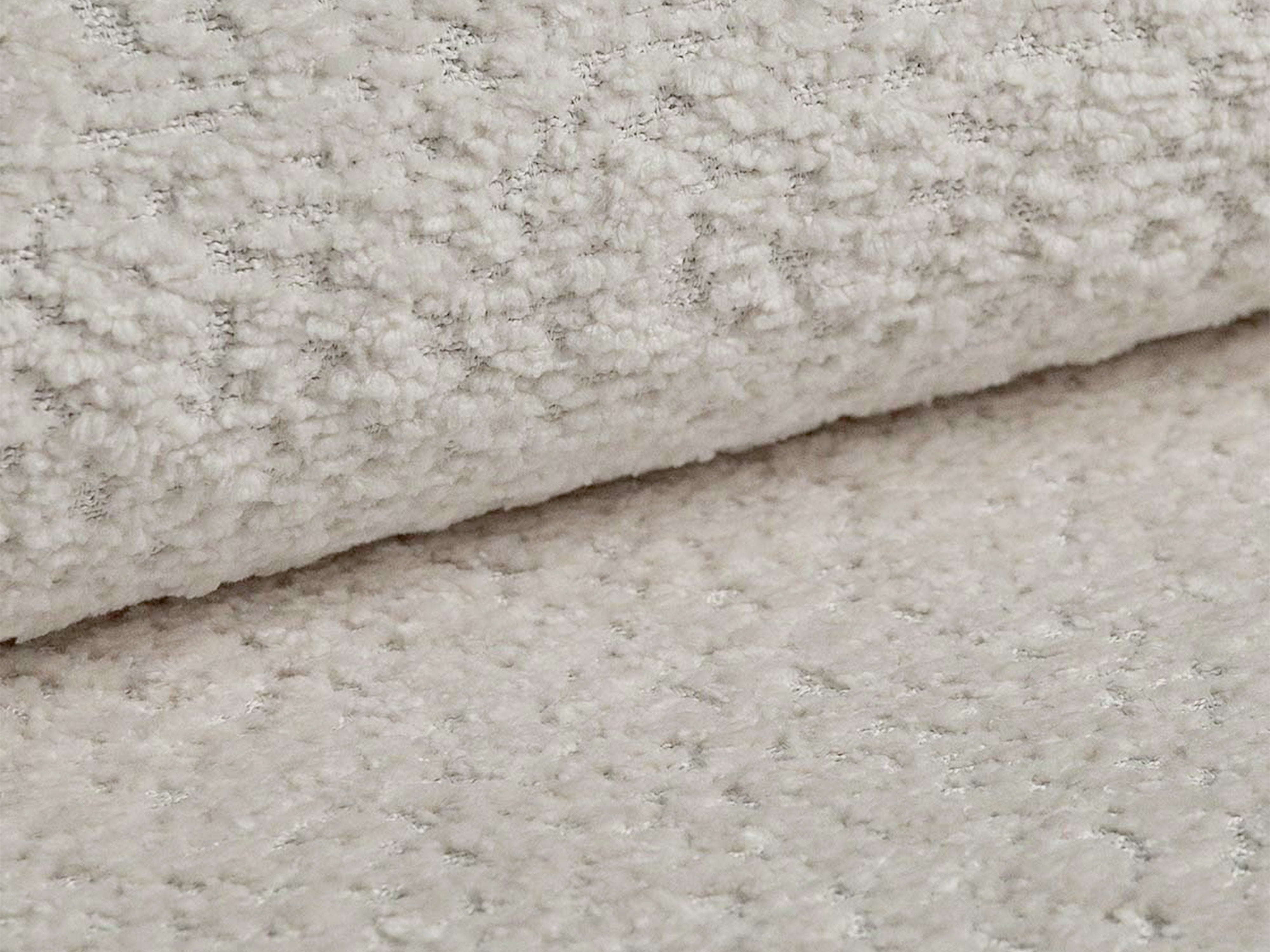 3-seater sofa with sleeping function KEMI cream bouclé