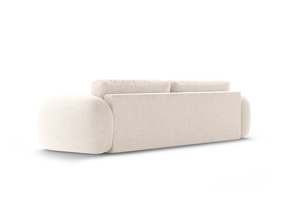 Sofa mit Schlaffunktion 3-sitzig TONALE hellbeige