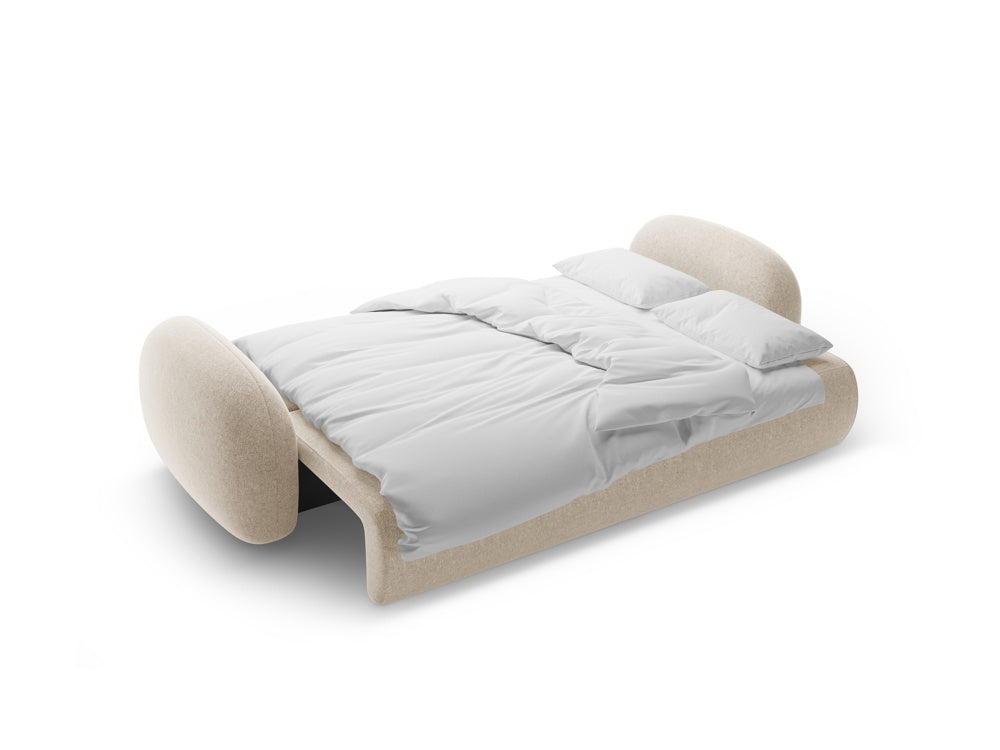 Sofa with sleeping function 3-seater TONALE sandy