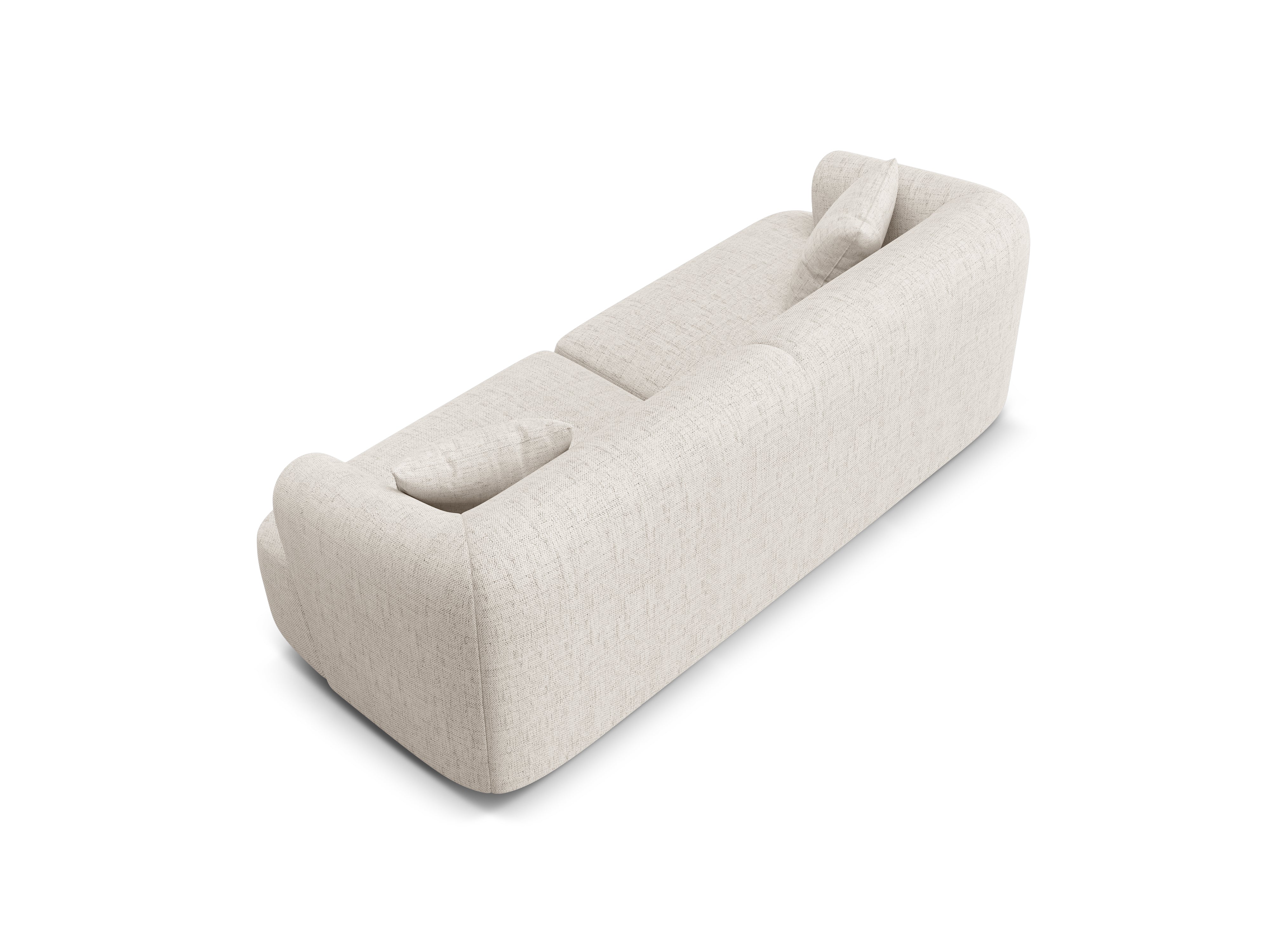 3-seater Sofa CAMPI cream chenille