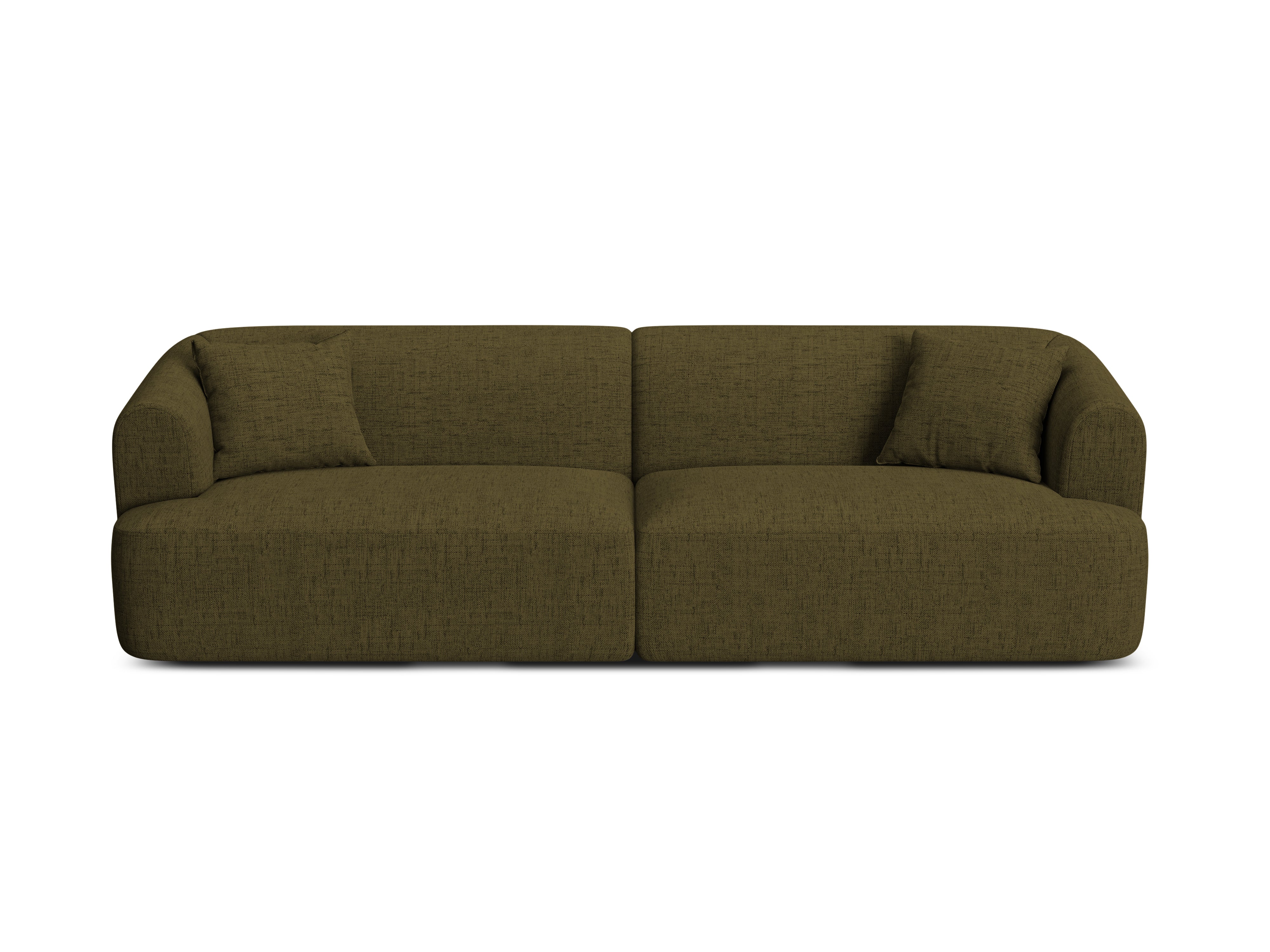 Sofa 4-sitzig CAMPI grün Chenille