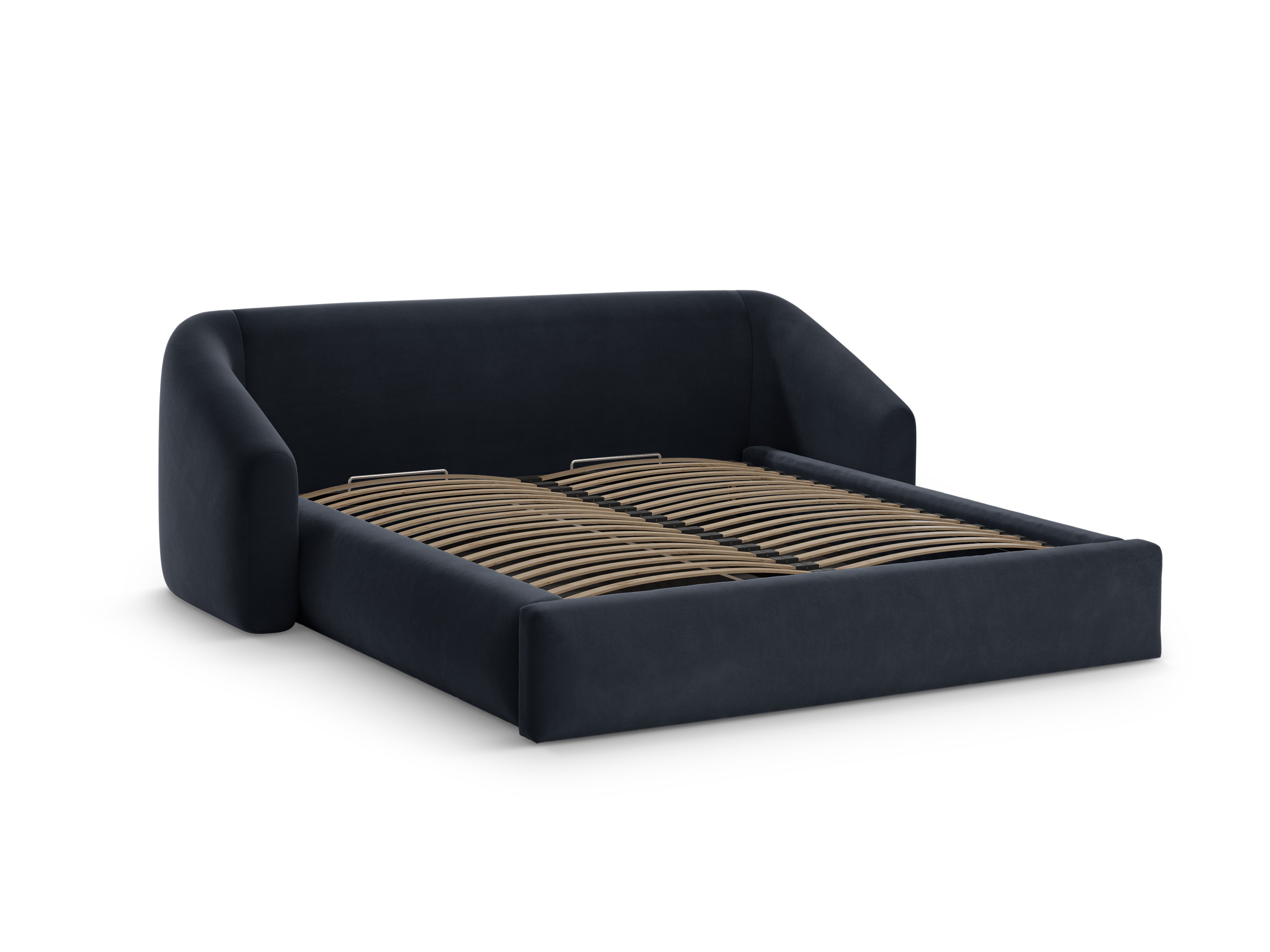 Velvet Bed CAMPI Navy Blue