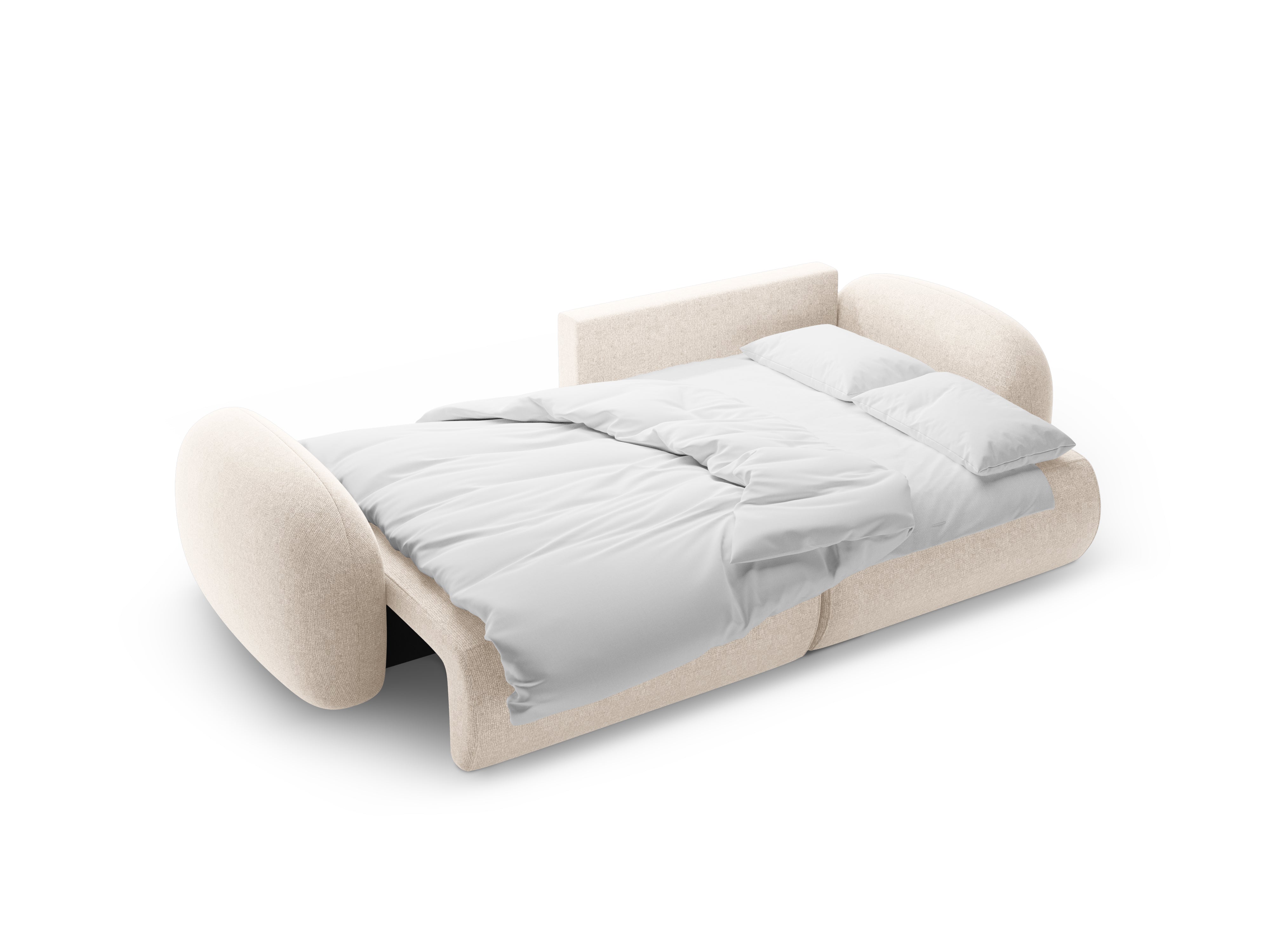 Universal corner sofa with sleeping function for 4 people TONALE light beige