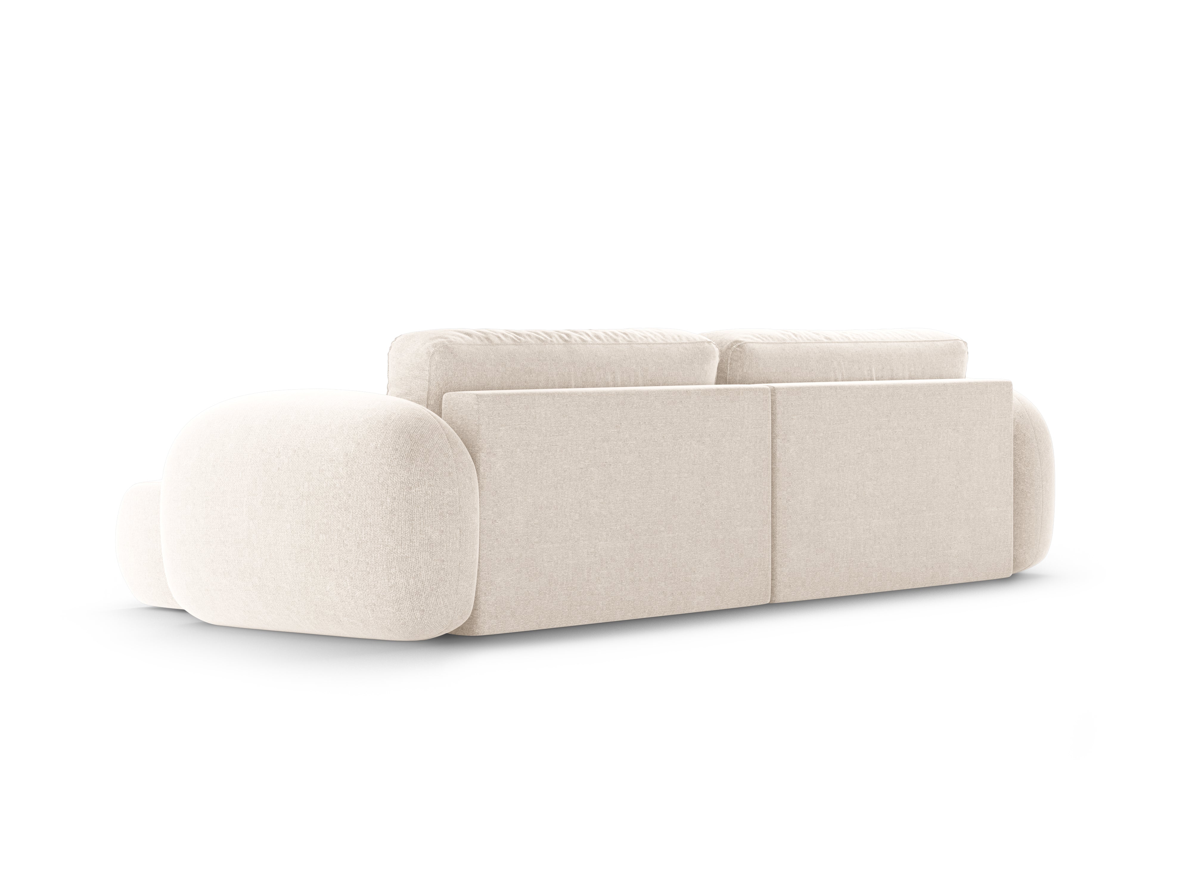 Universal corner sofa with sleeping function for 4 people TONALE light beige