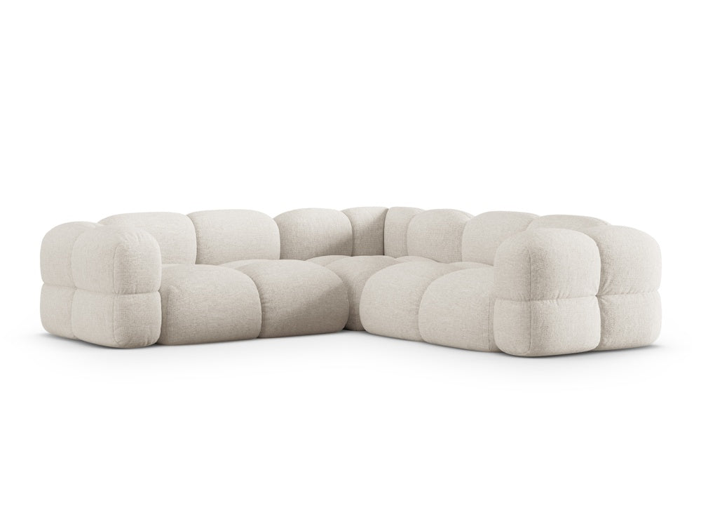 Symmetrical Corner Sofa LORETTO Light Beige