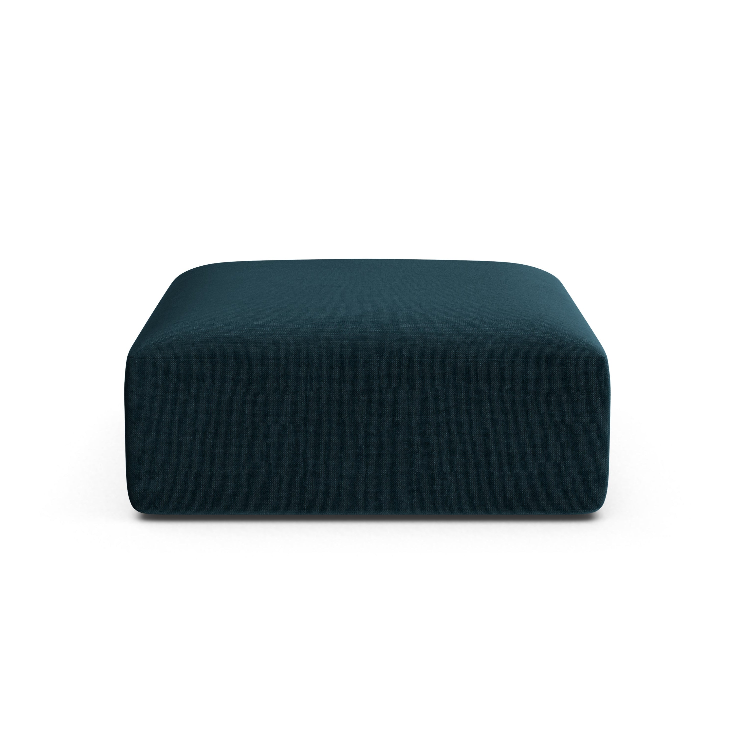 Velvet pouf CAMPI petrol