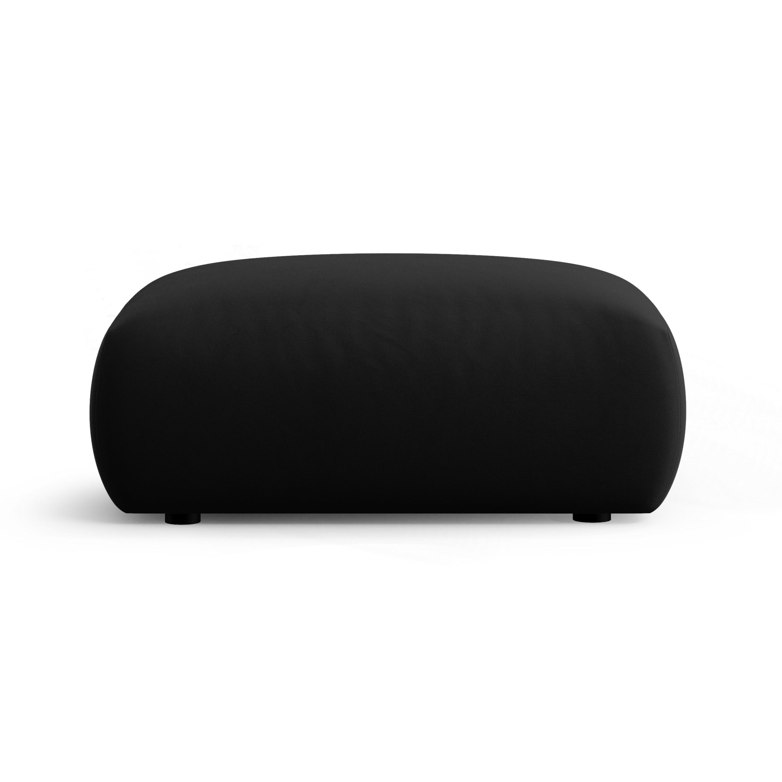 MATERA Samtpouf schwarz