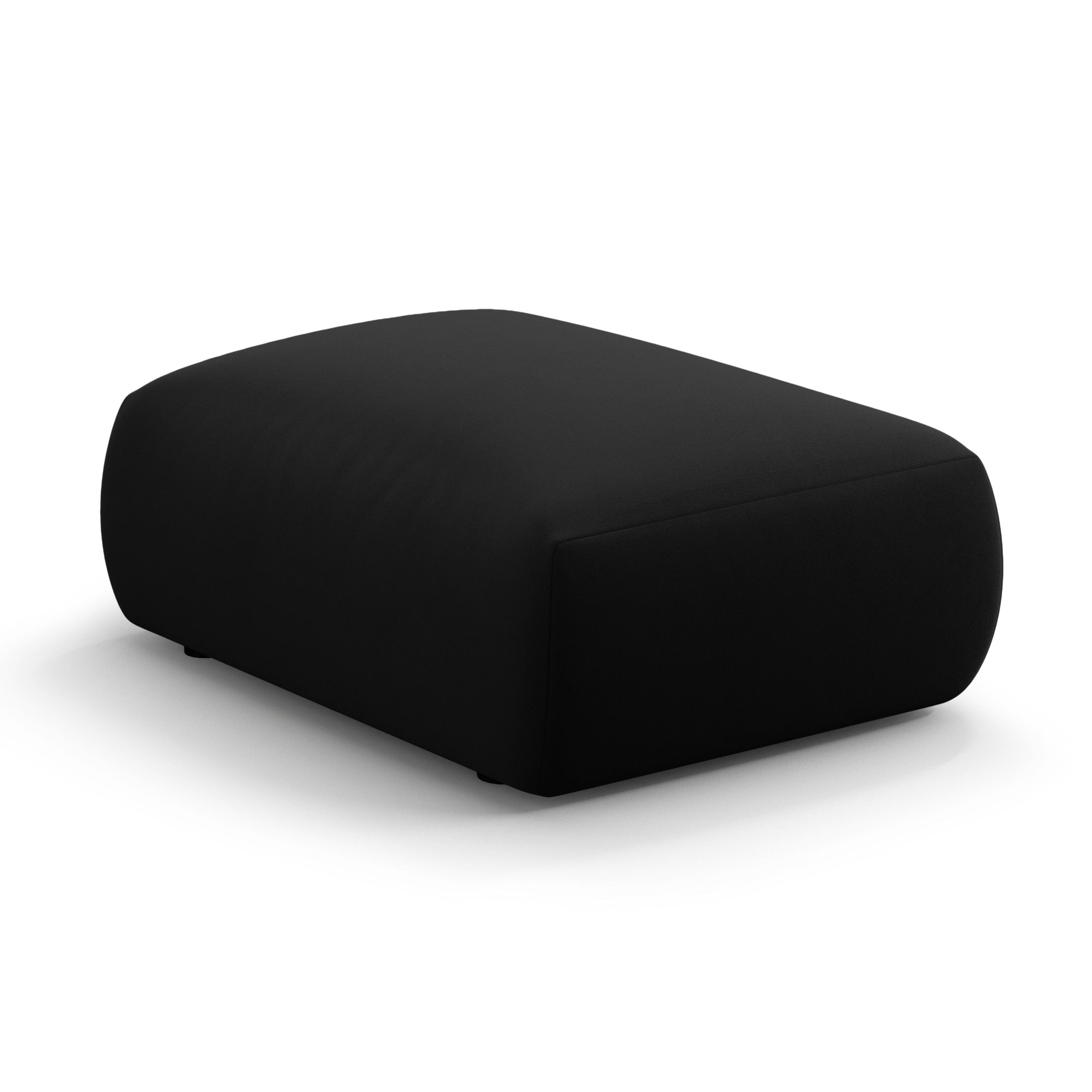 MATERA Samtpouf schwarz