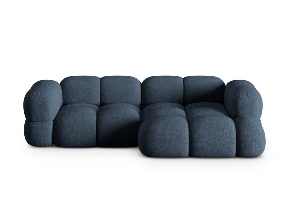 Right-facing 3-seater sofa LORETTO blue
