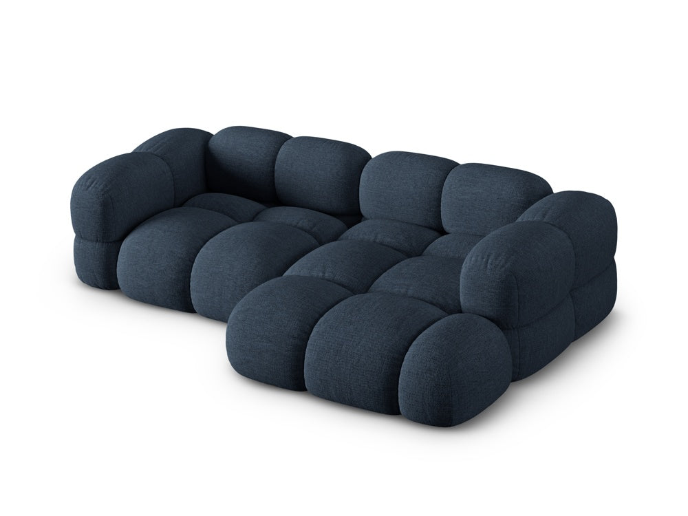 Right-facing 3-seater sofa LORETTO blue