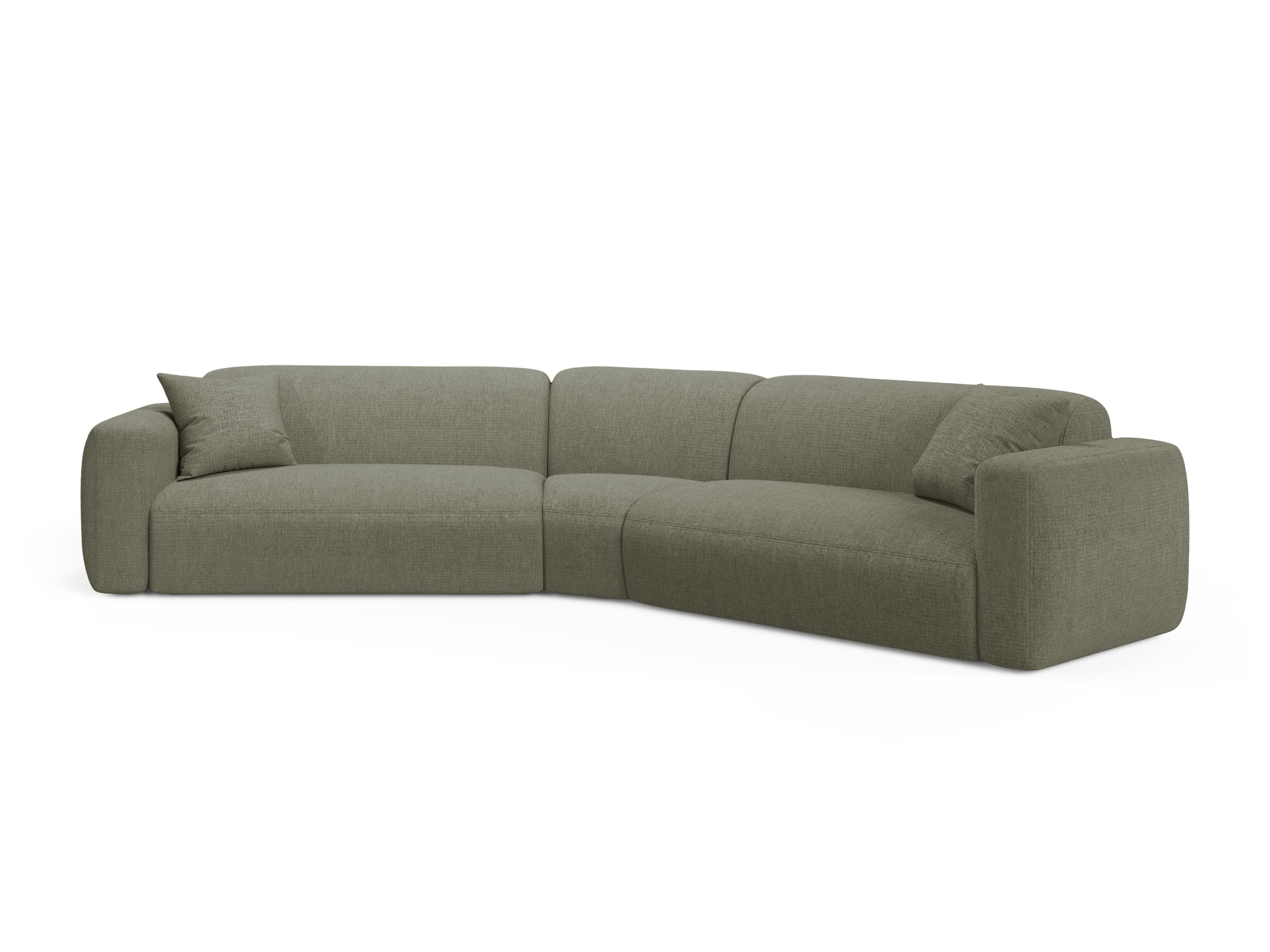 Symmetrical Corner Sofa STRINO Olive Chenille