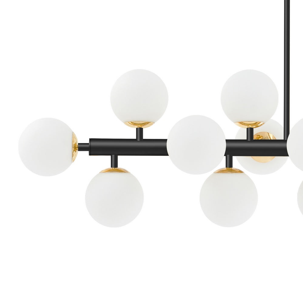 CUMULUS 1 Black Chandelier