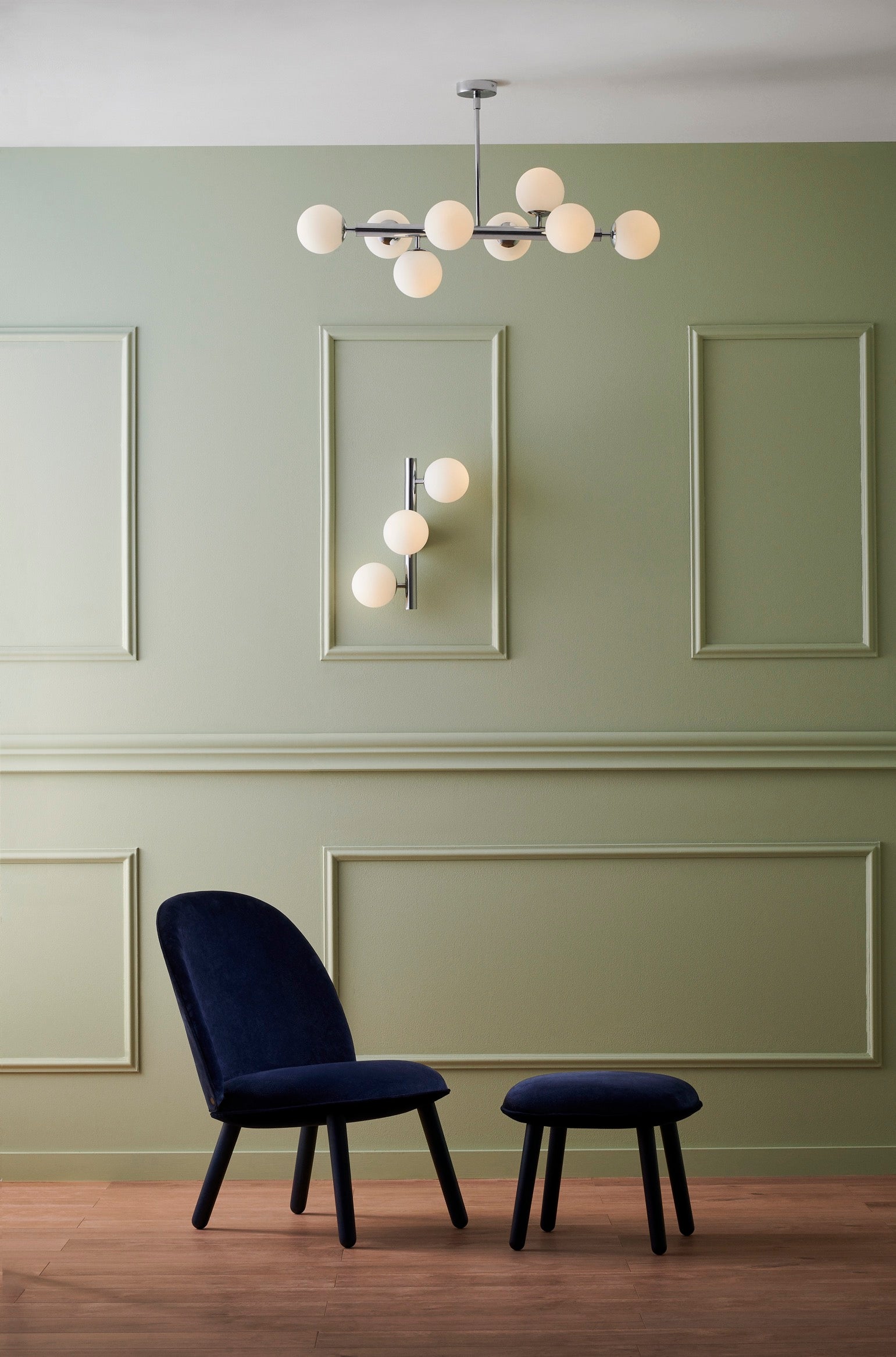 CUMULUS 3 Black Ceiling Lamp