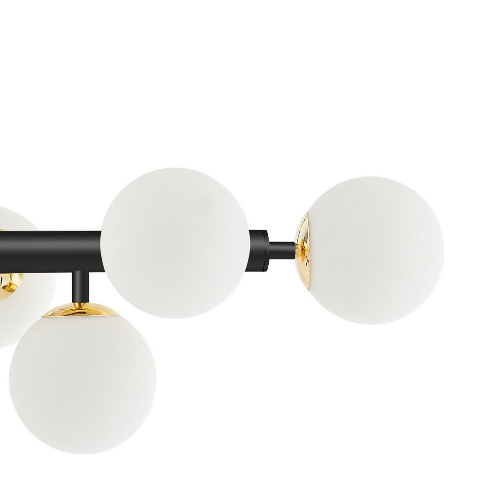 CUMULUS 3 Black Ceiling Lamp