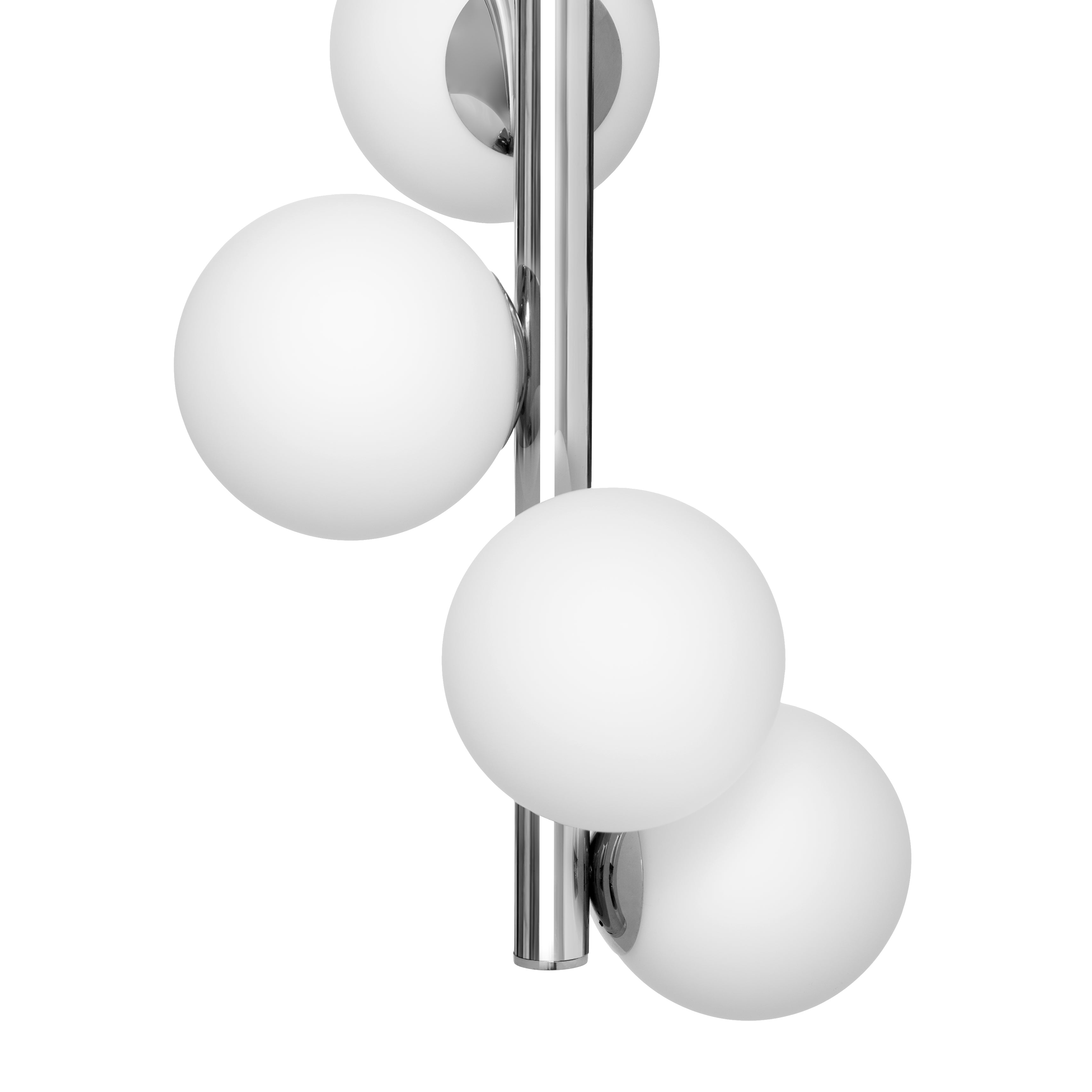 CUMULUS VERTICAL chrome pendant lamp
