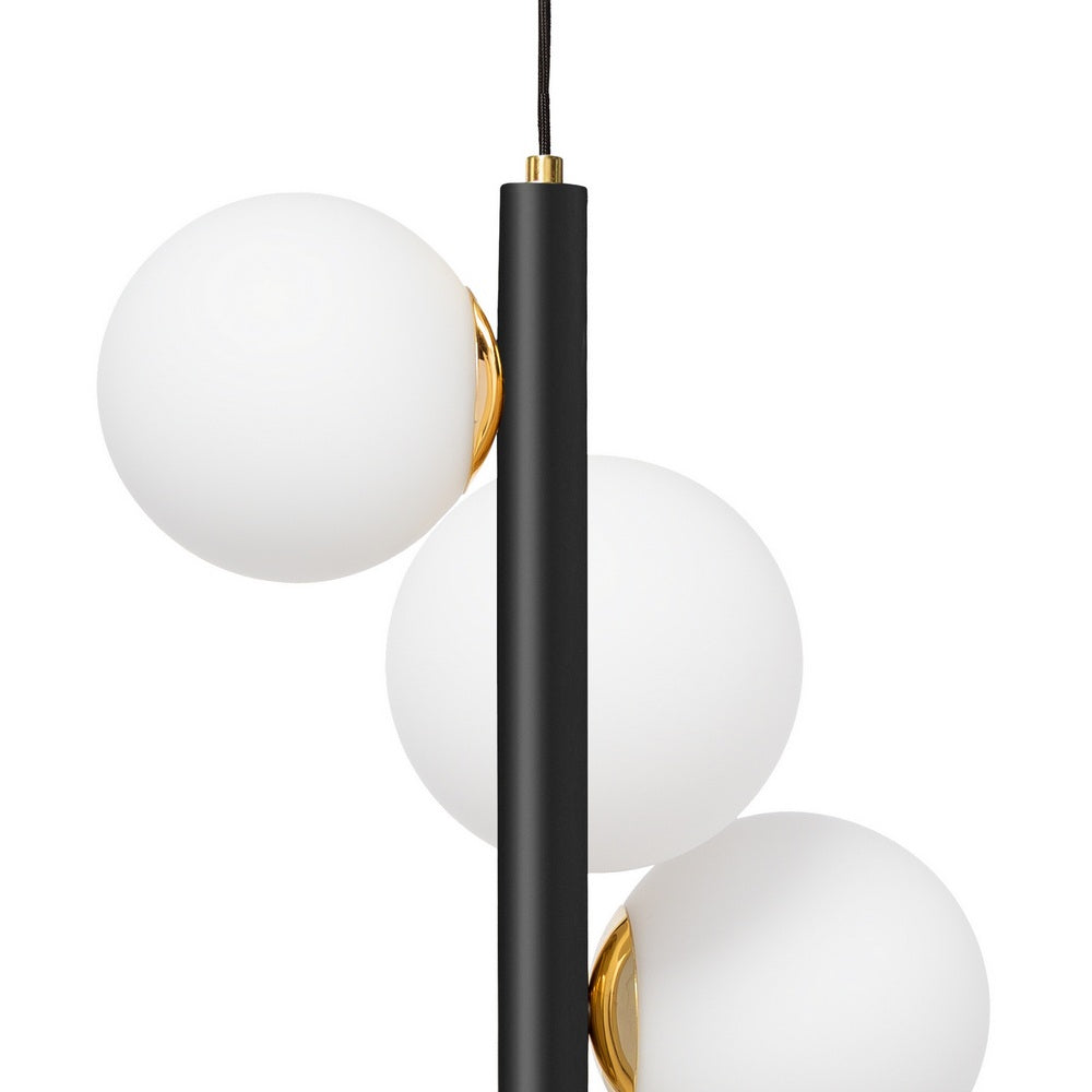 CUMULUS VERTICAL Black Pendant Lamp