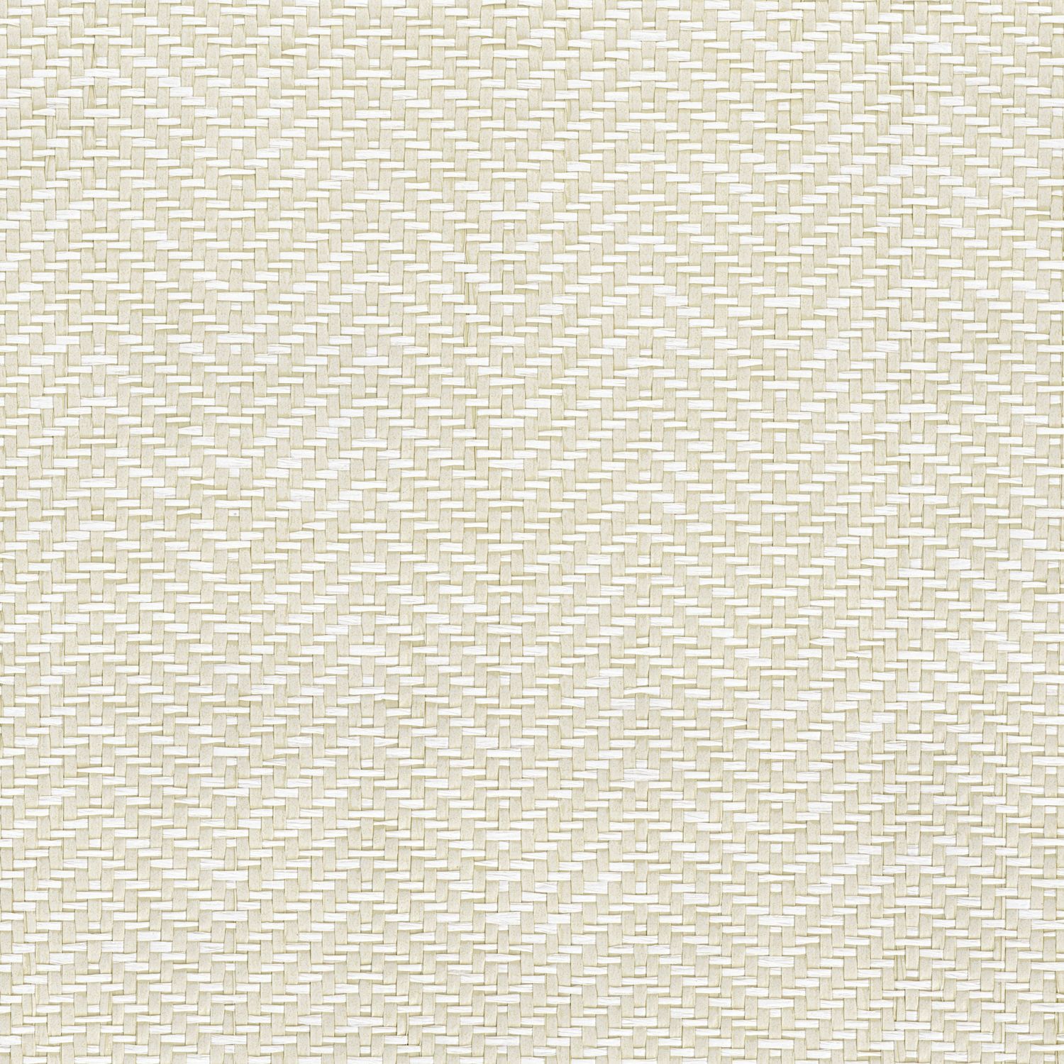 Structural paper wallpaper resembling raffia KASANE - IVORY ivory