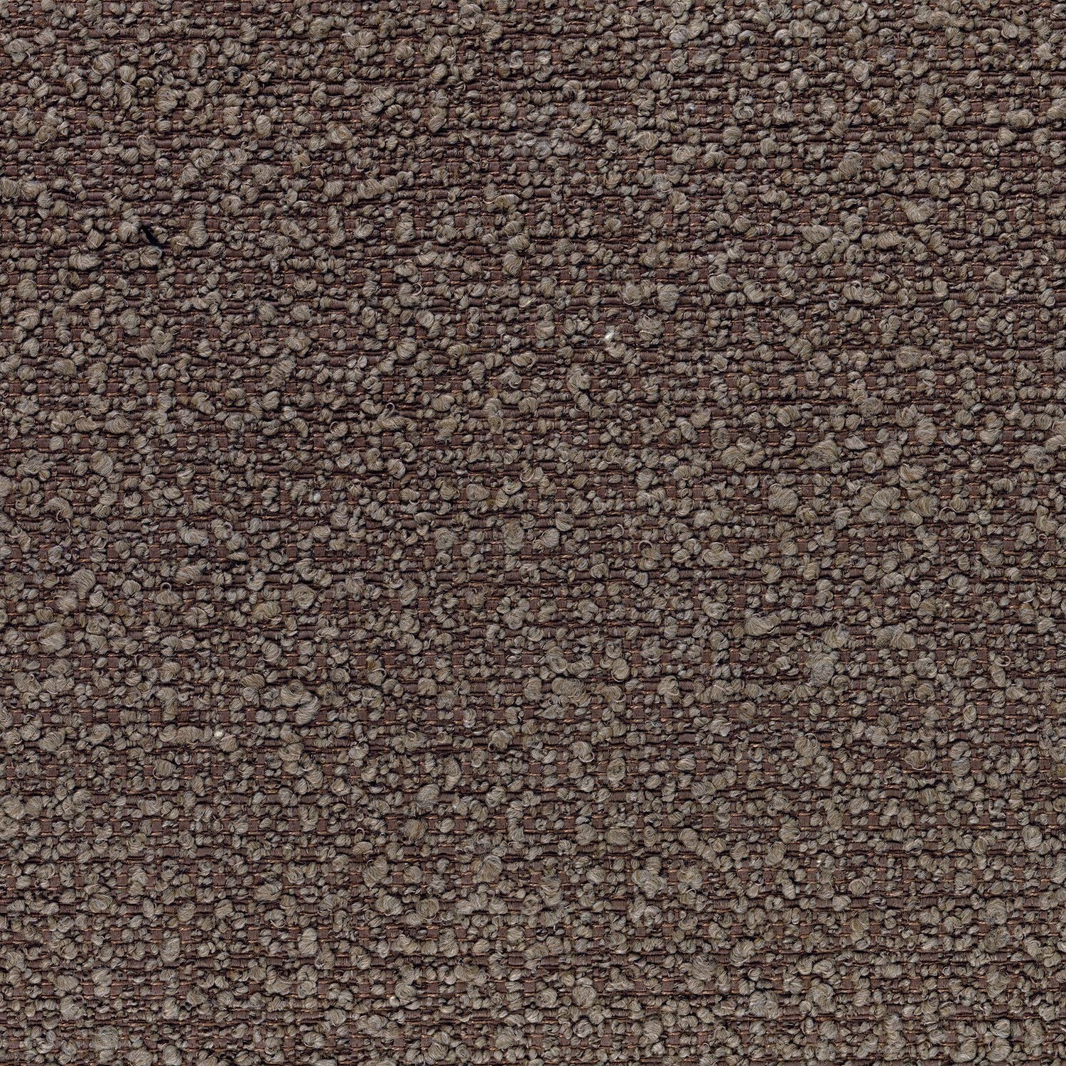 Textured textile wallpaper boucle ETREINTE - TAUPE gray-brown