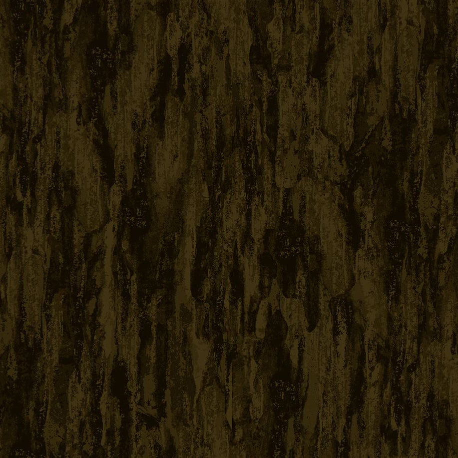 Textile wallpaper semi-smooth with gloss PALATINO - NOIR DORÉ black with gold