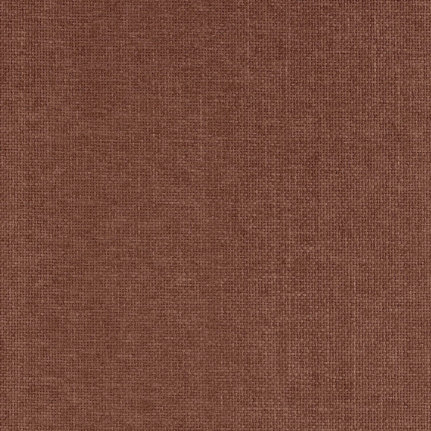 Structural wallpaper braid imitating raffia KIRA - SIENNE BRULÉE red-brown