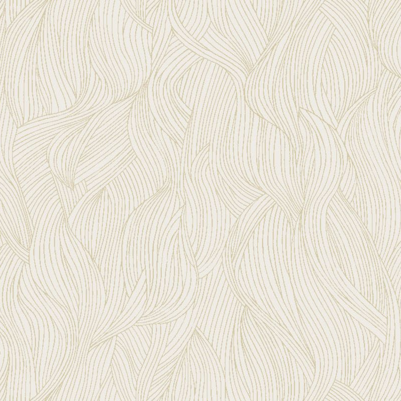 Structural textile wallpaper ALARIS - CRÈME PLATINE creamy