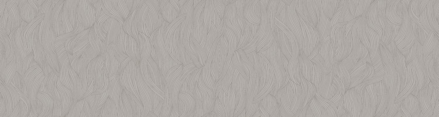 Structural textile wallpaper ALARIS - FLAX NOIR PLATINE gray-blue