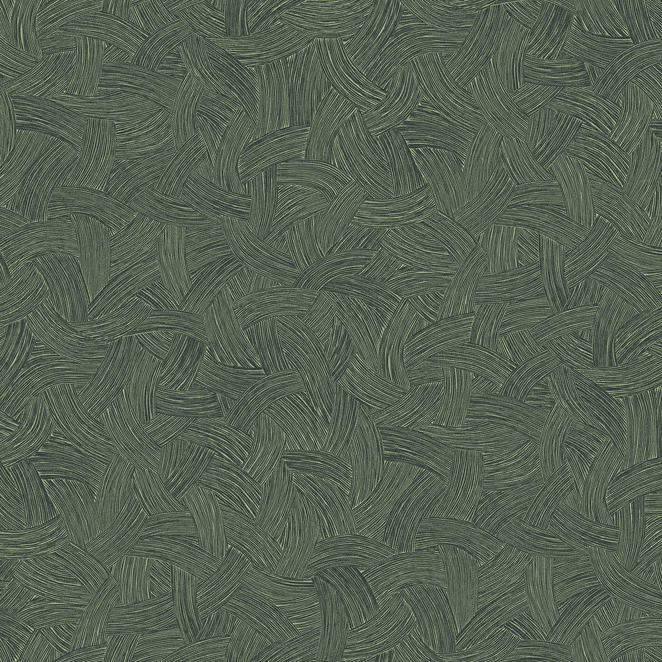 Metallic Wallpaper BERENICE - EMERALD/GOLD emerald with gold