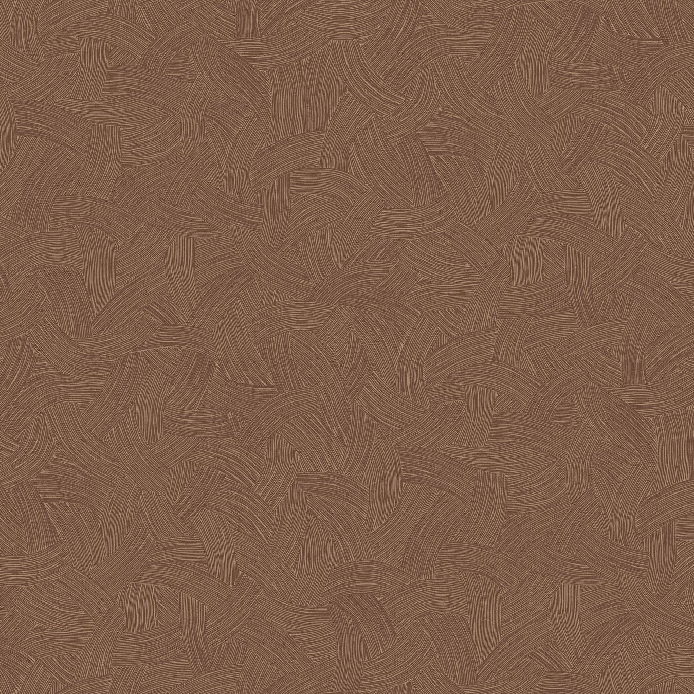 Metallic wallpaper with geometric pattern BERENICE - COPPER